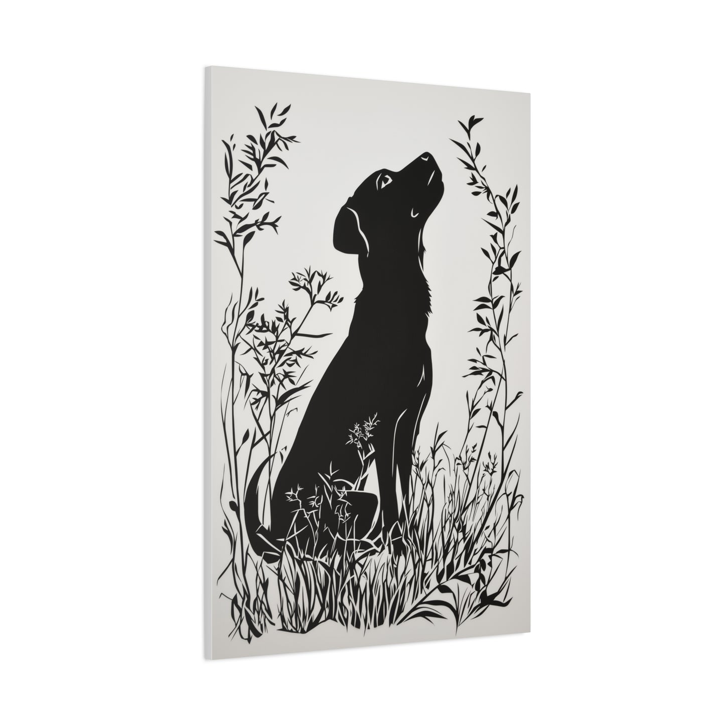 Chien Rêveur dans la Nature Sauvage