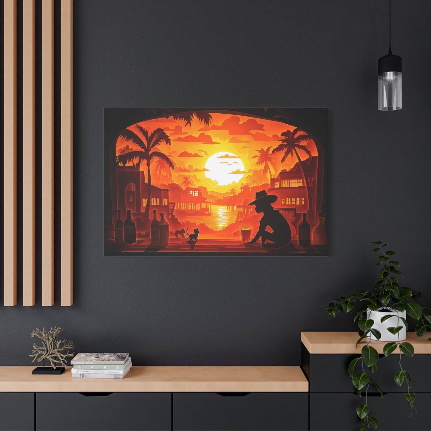 Évasion au Crépuscule Tropical