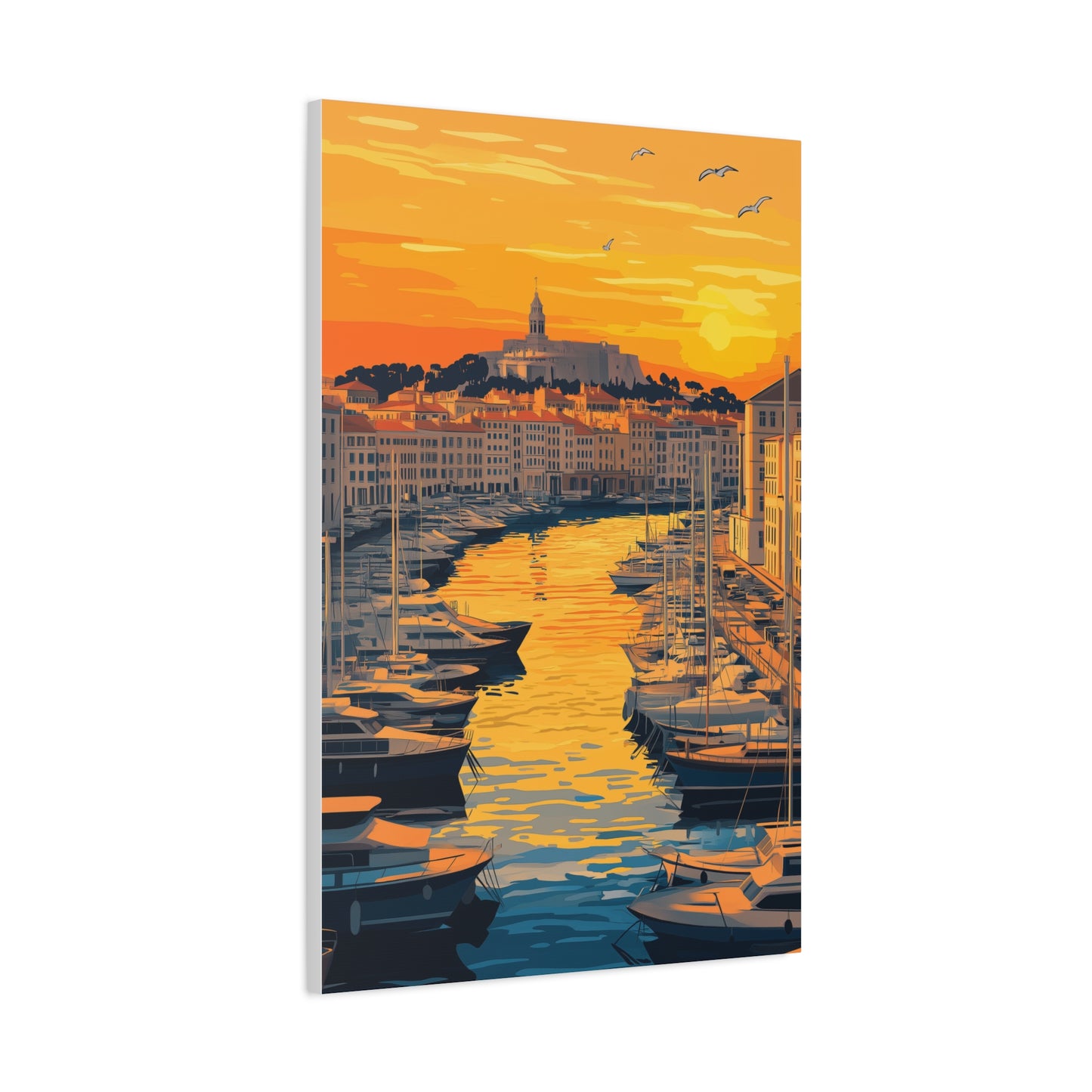 Coucher de Soleil sur le Port