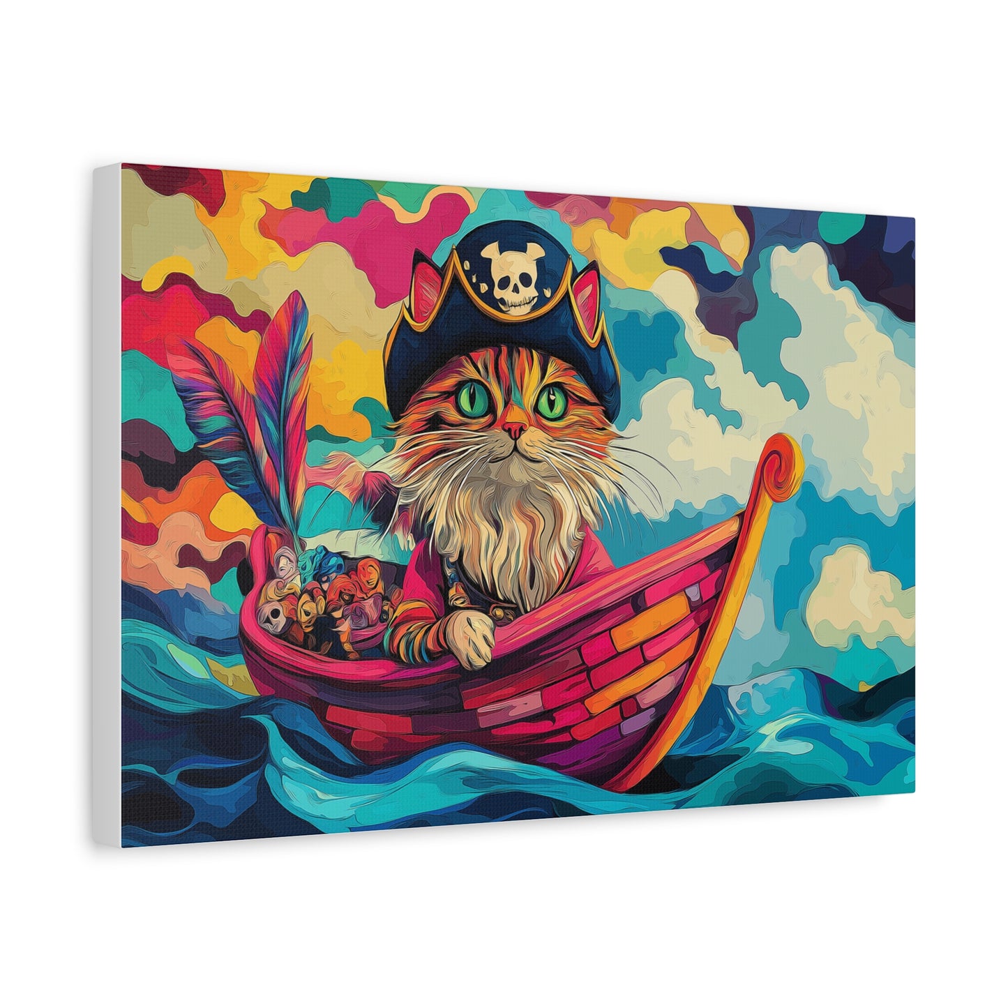 Chat Pirate des Mers Colorées
