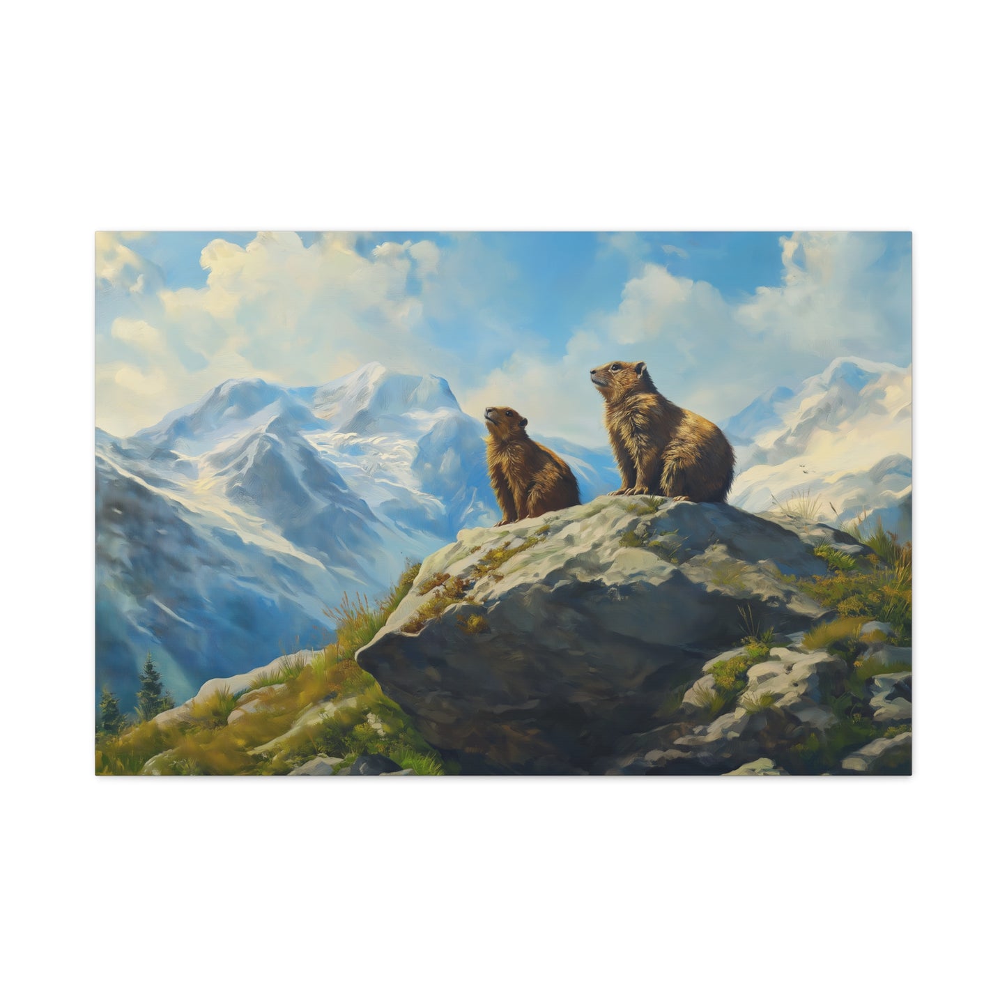 L'appel des Marmottes sur les Sommets Alpins