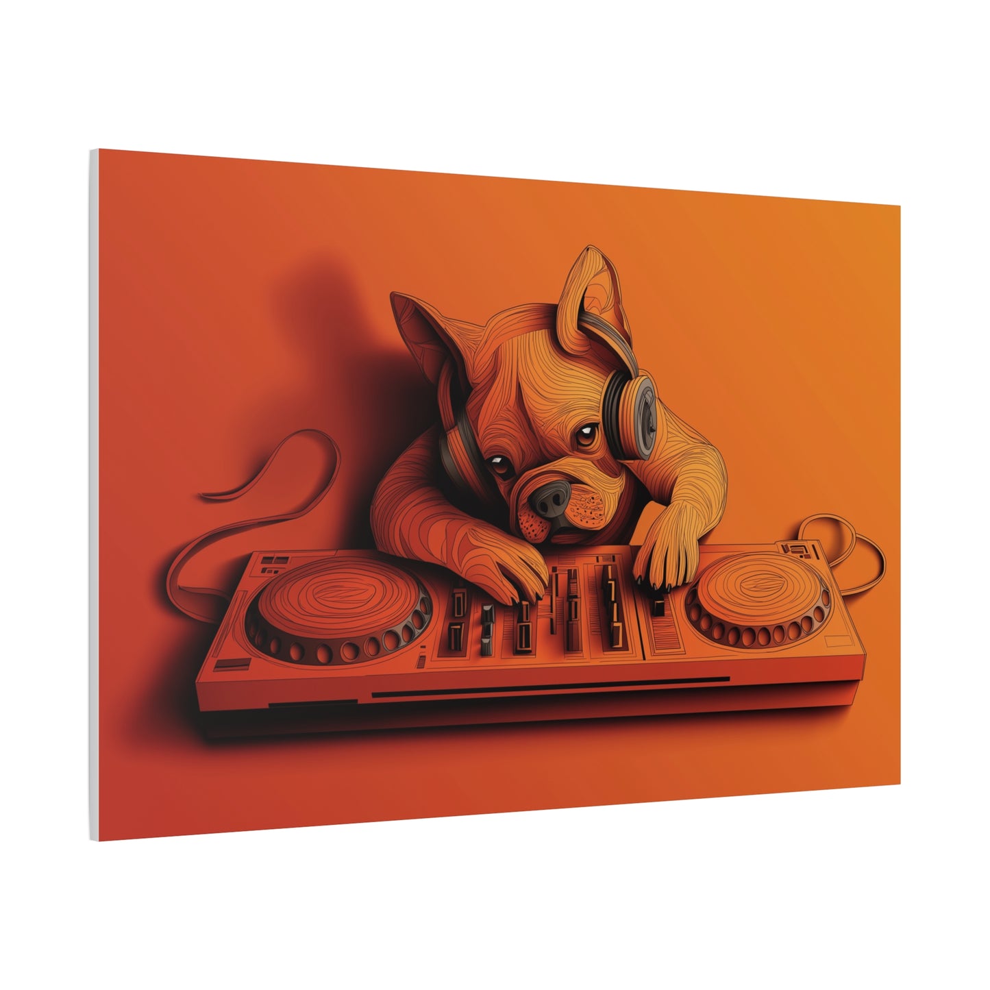 DJ Bulldog en pleine session mixage