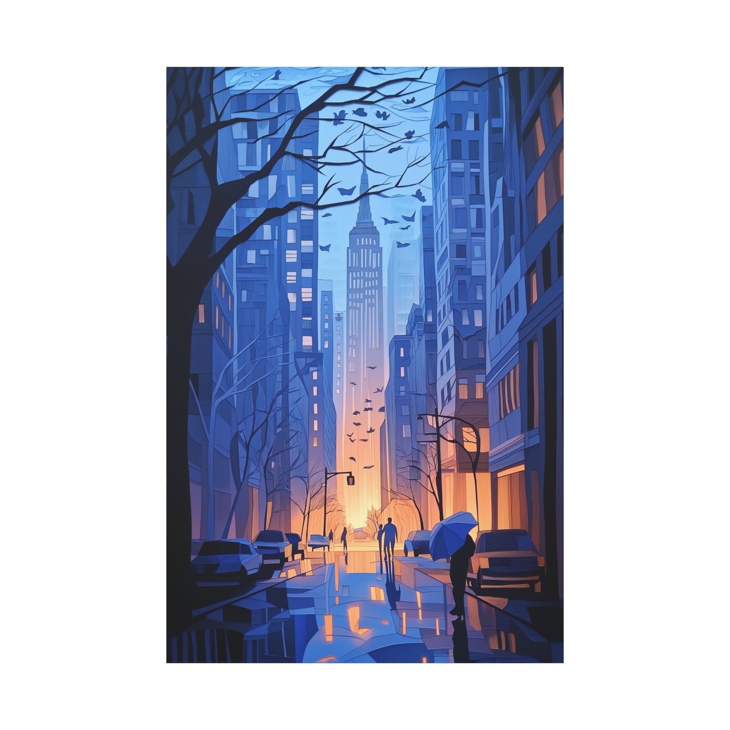 Crépuscule New-yorkais