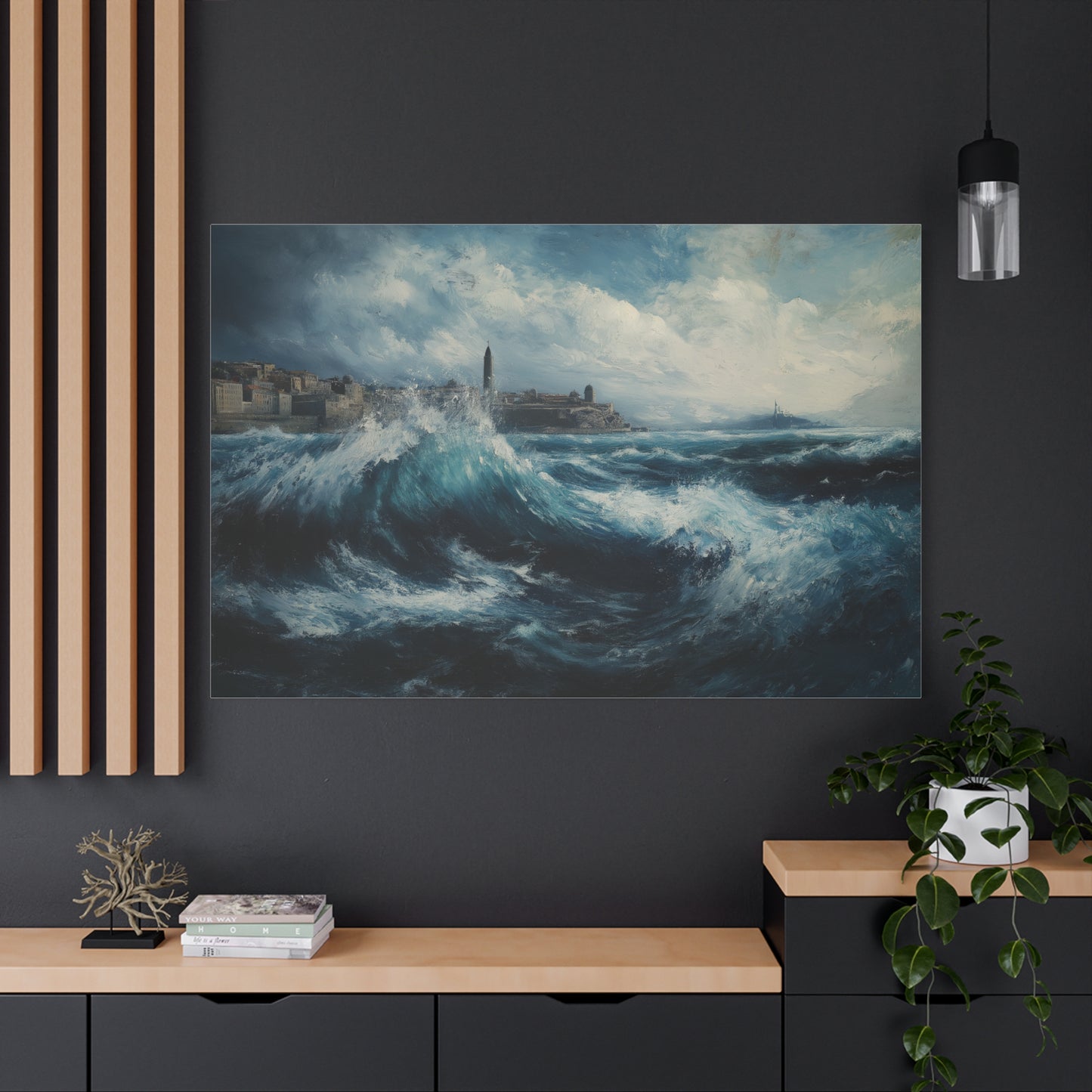 Vagues envoûtantes, horizon captivant.