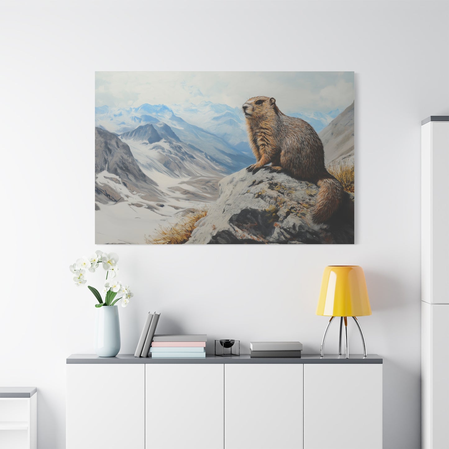 Marmotte Majestueuse des Sommets Alpins