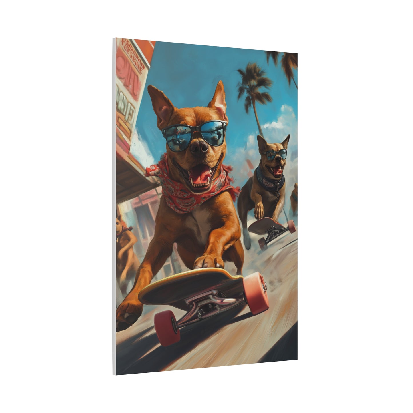 Chiens Sur Skateboards : Aventure et Liberté !