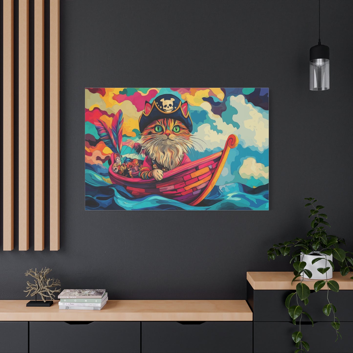 Chat Pirate des Mers Colorées