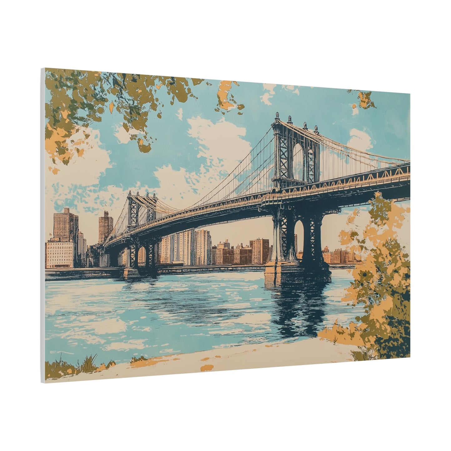 Rêverie devant le Pont de Manhattan