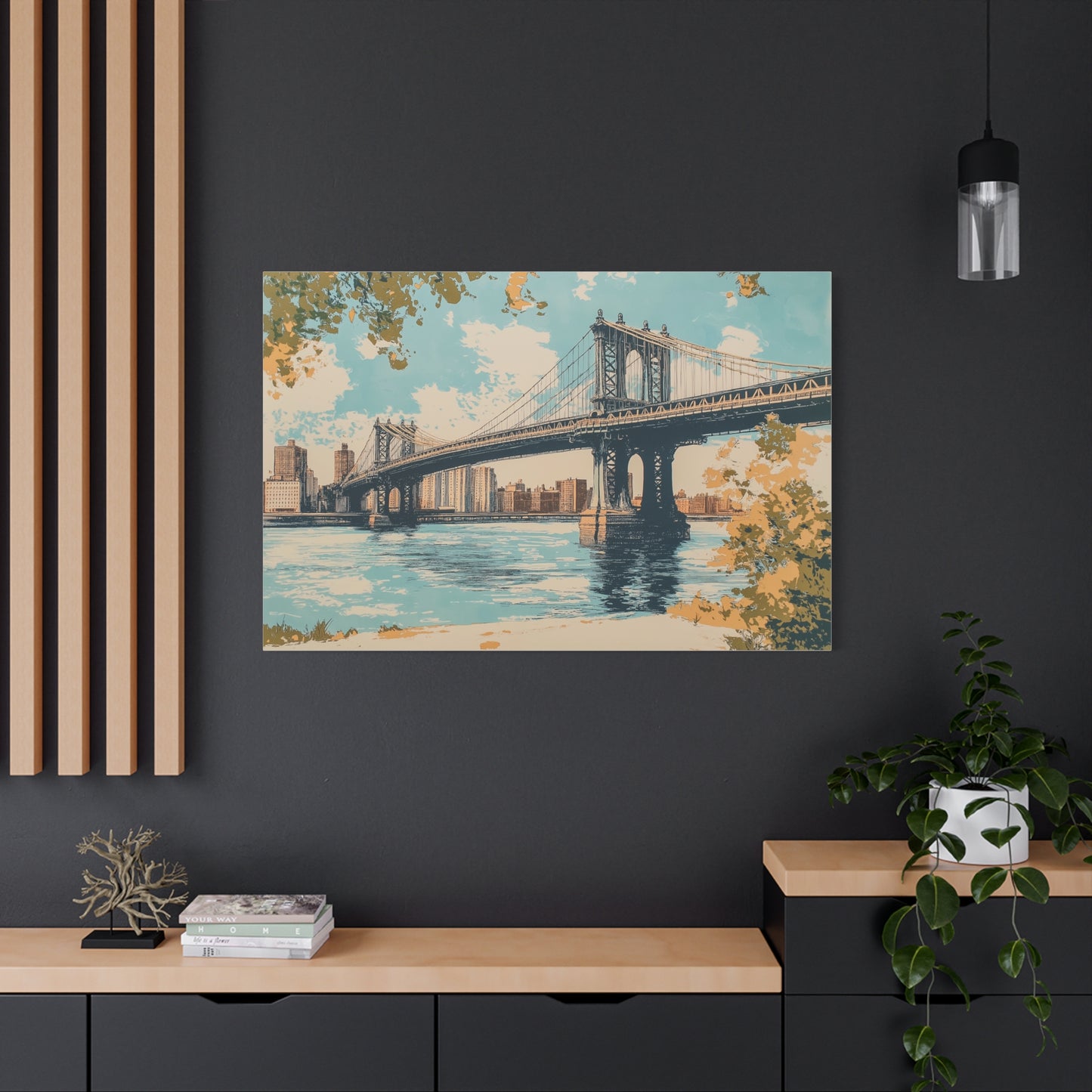 Rêverie devant le Pont de Manhattan