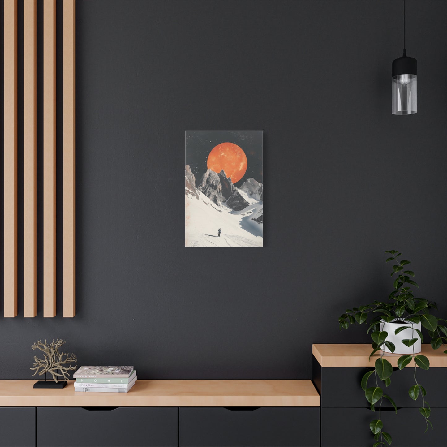 Voyage Lunaire aux Sommets Enneigés