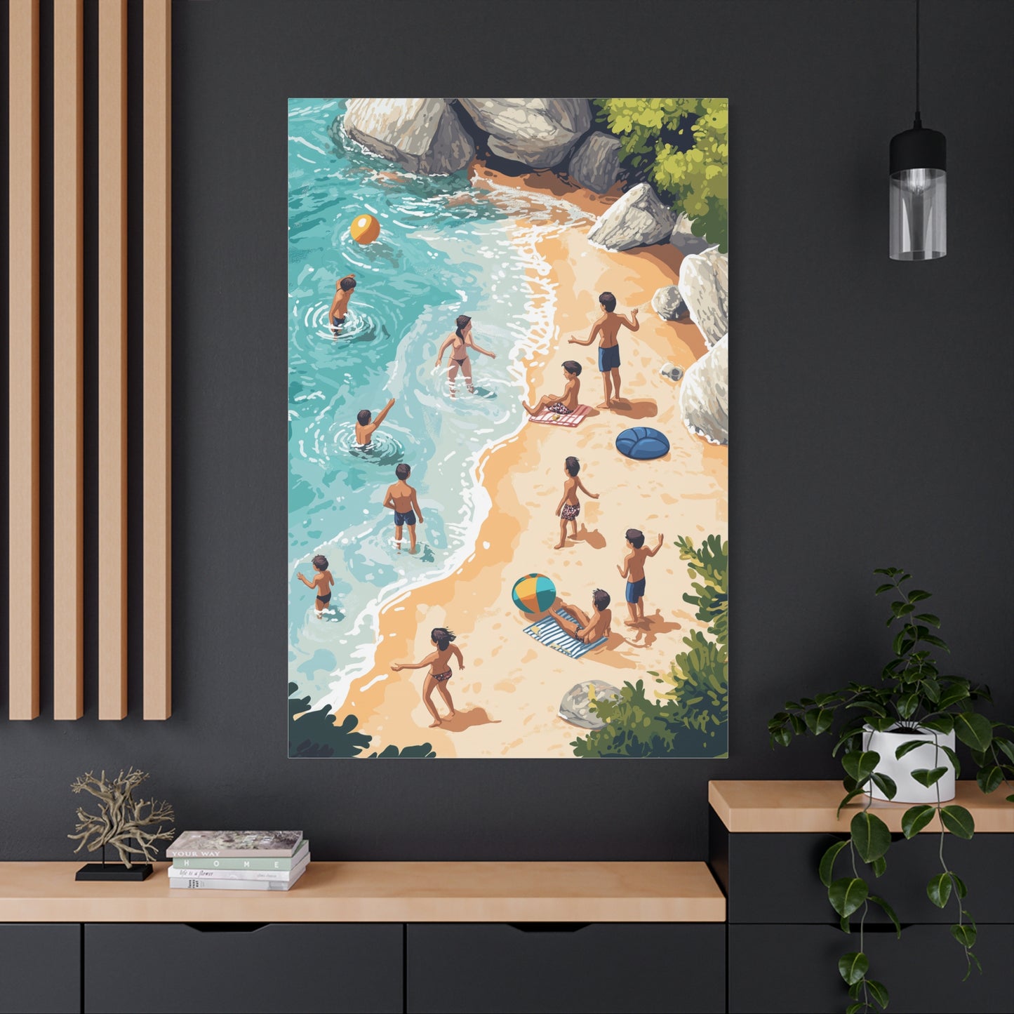 Éclats de Joie au Bord de Mer