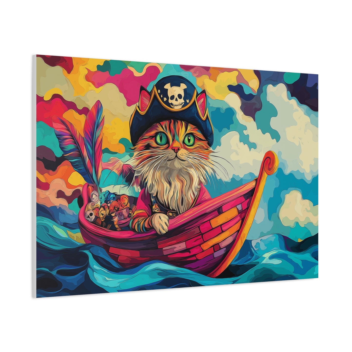Chat Pirate des Mers Colorées