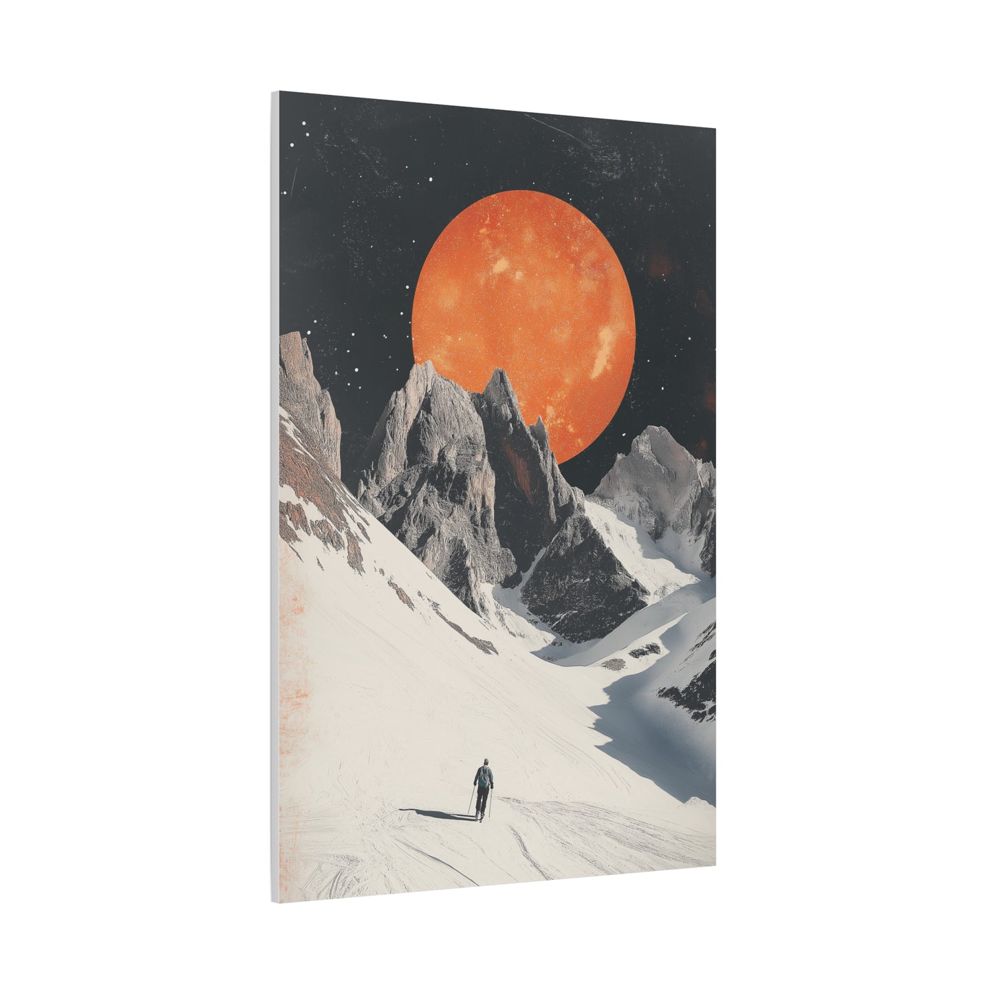 Voyage Lunaire aux Sommets Enneigés