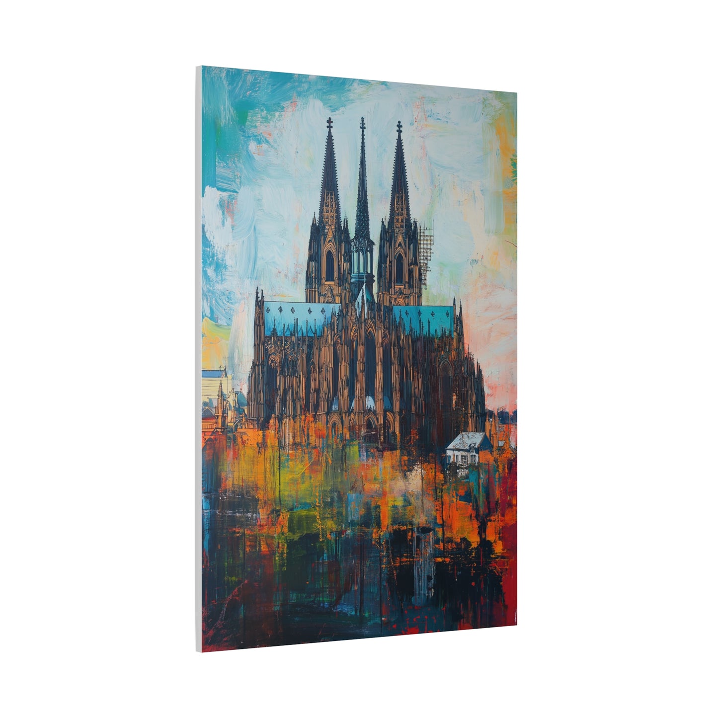 Cathédrale de Cologne aux Couleurs Vibrantes
