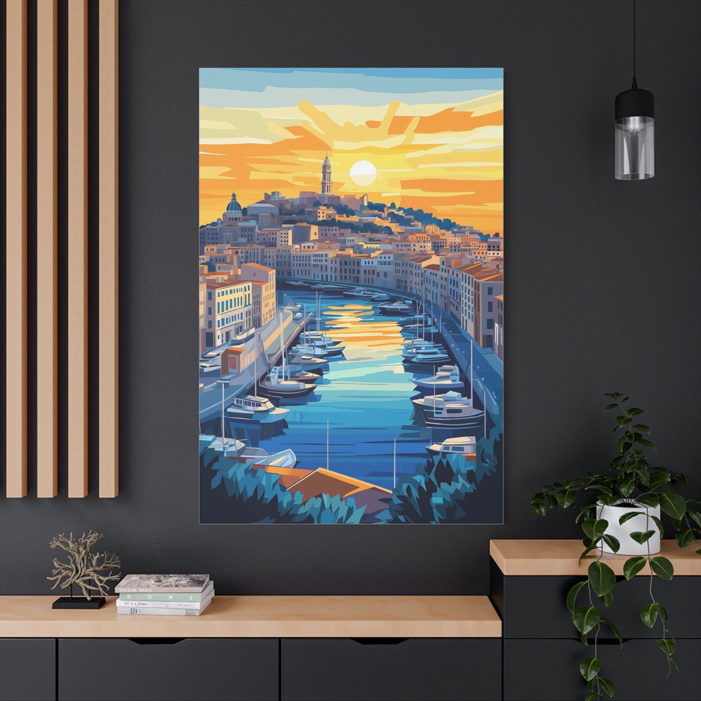 Coucher de Soleil Méditerranéen Éblouissant