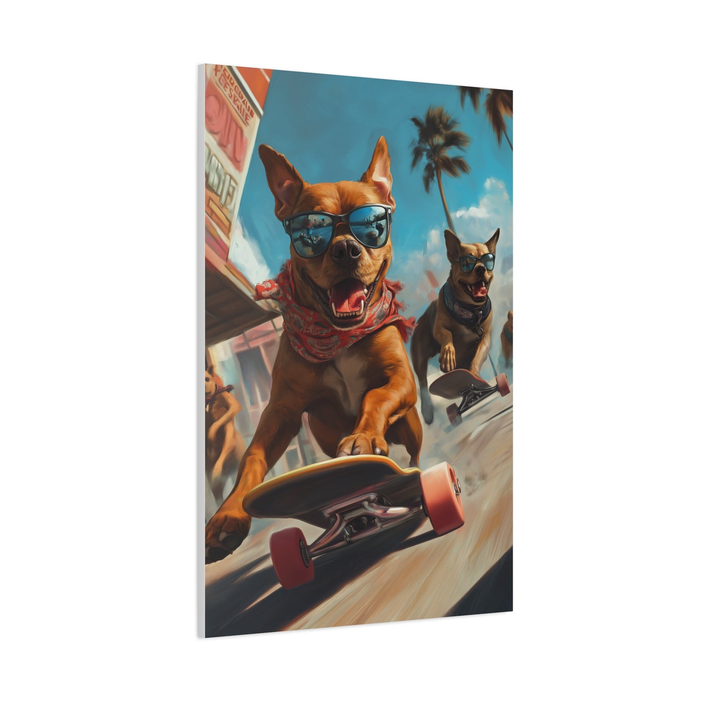 Chiens Sur Skateboards : Aventure et Liberté !