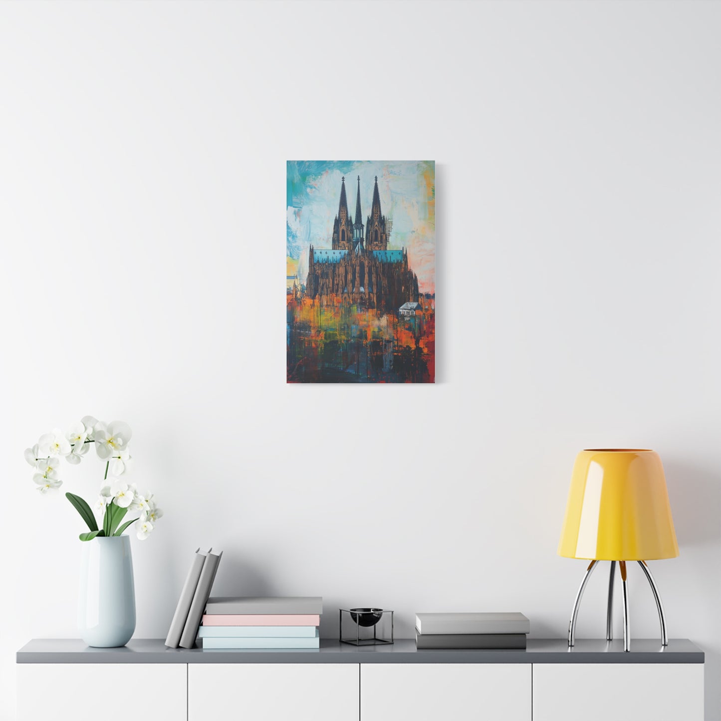 Cathédrale de Cologne aux Couleurs Vibrantes