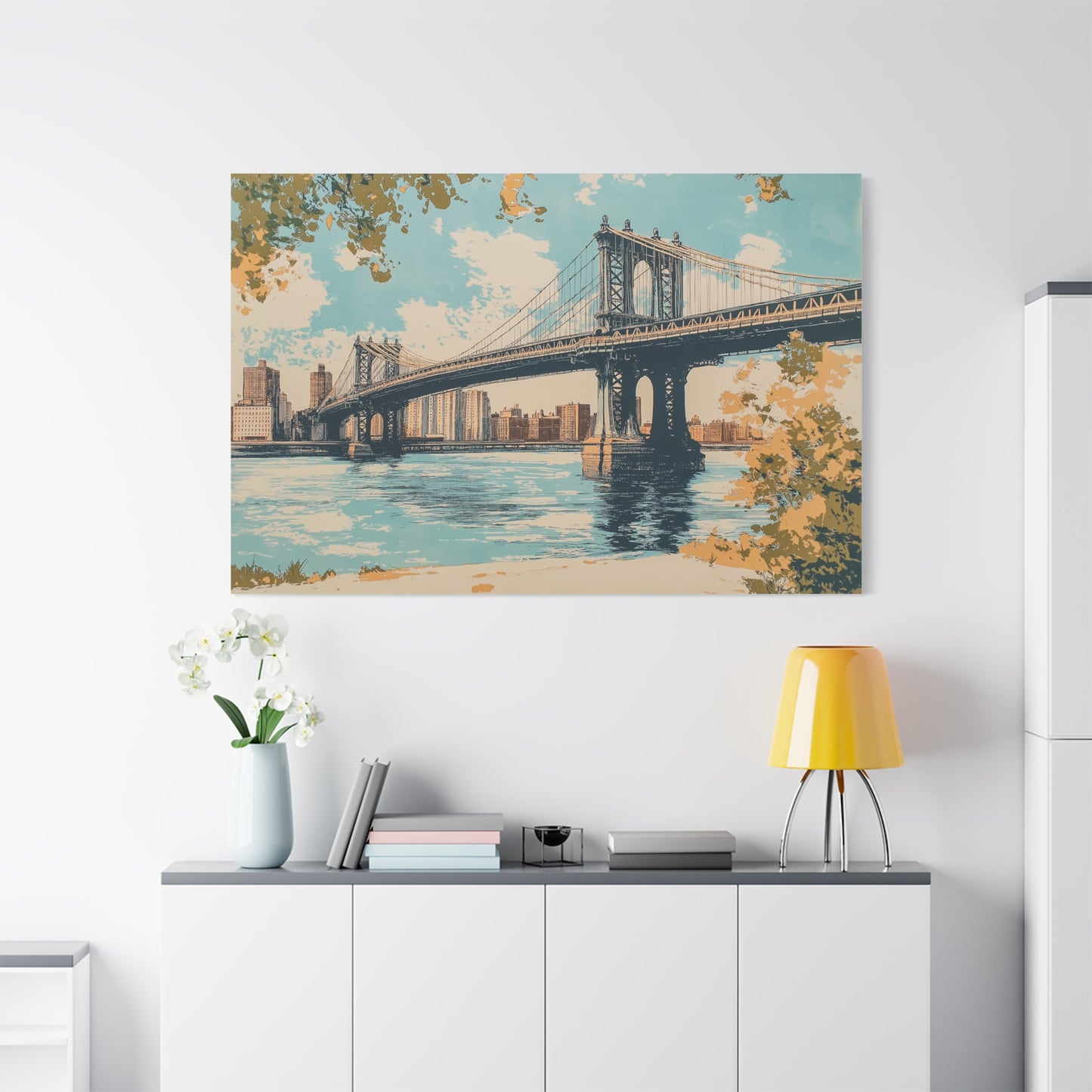 Rêverie devant le Pont de Manhattan