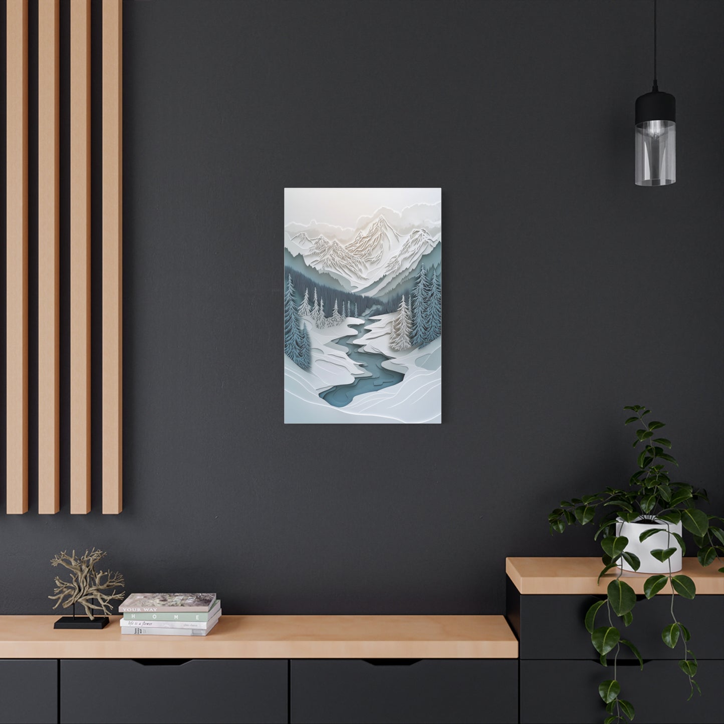 Magie Hivernale : Papier en Relief