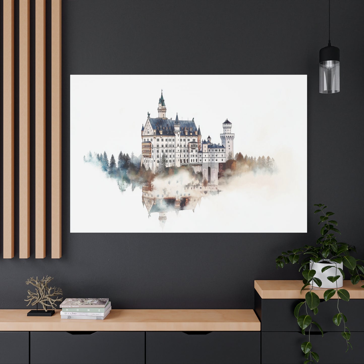 Château de Neuschwanstein au Coeur des Nuages