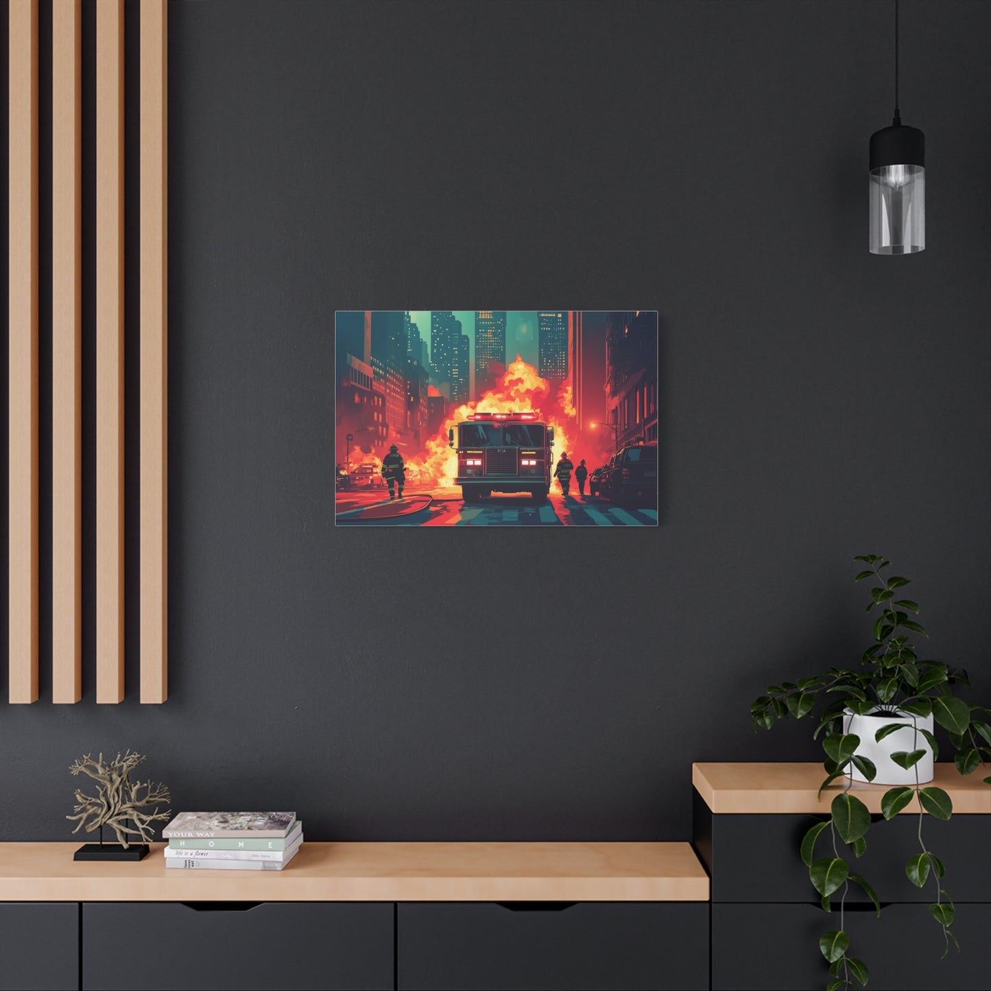 Héroïsme Urbain Flammes et Courage