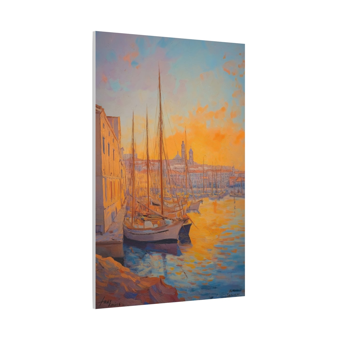 Coucher de Soleil sur le Port Tranquille
