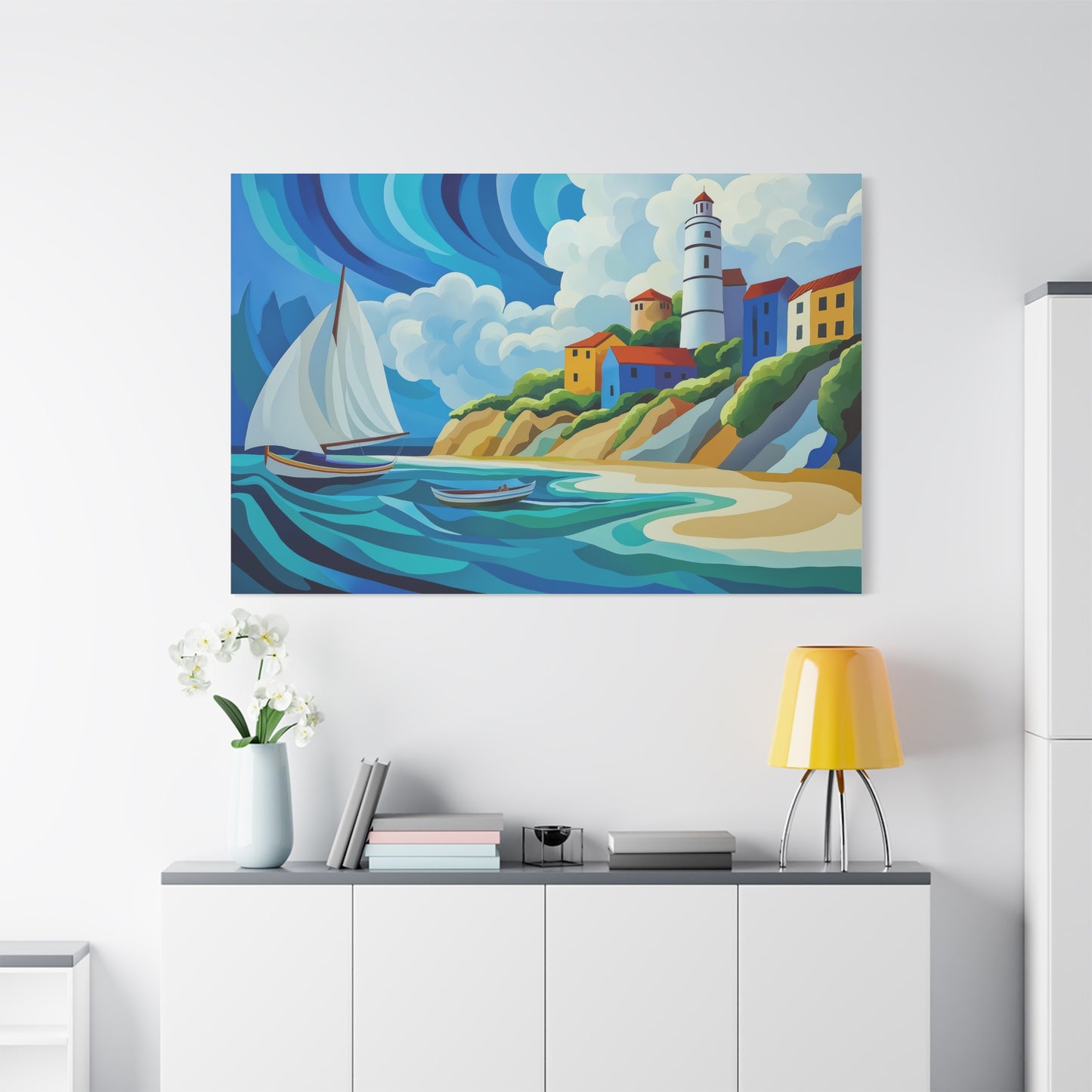 Évasion Maritime en Couleurs Vibrantes