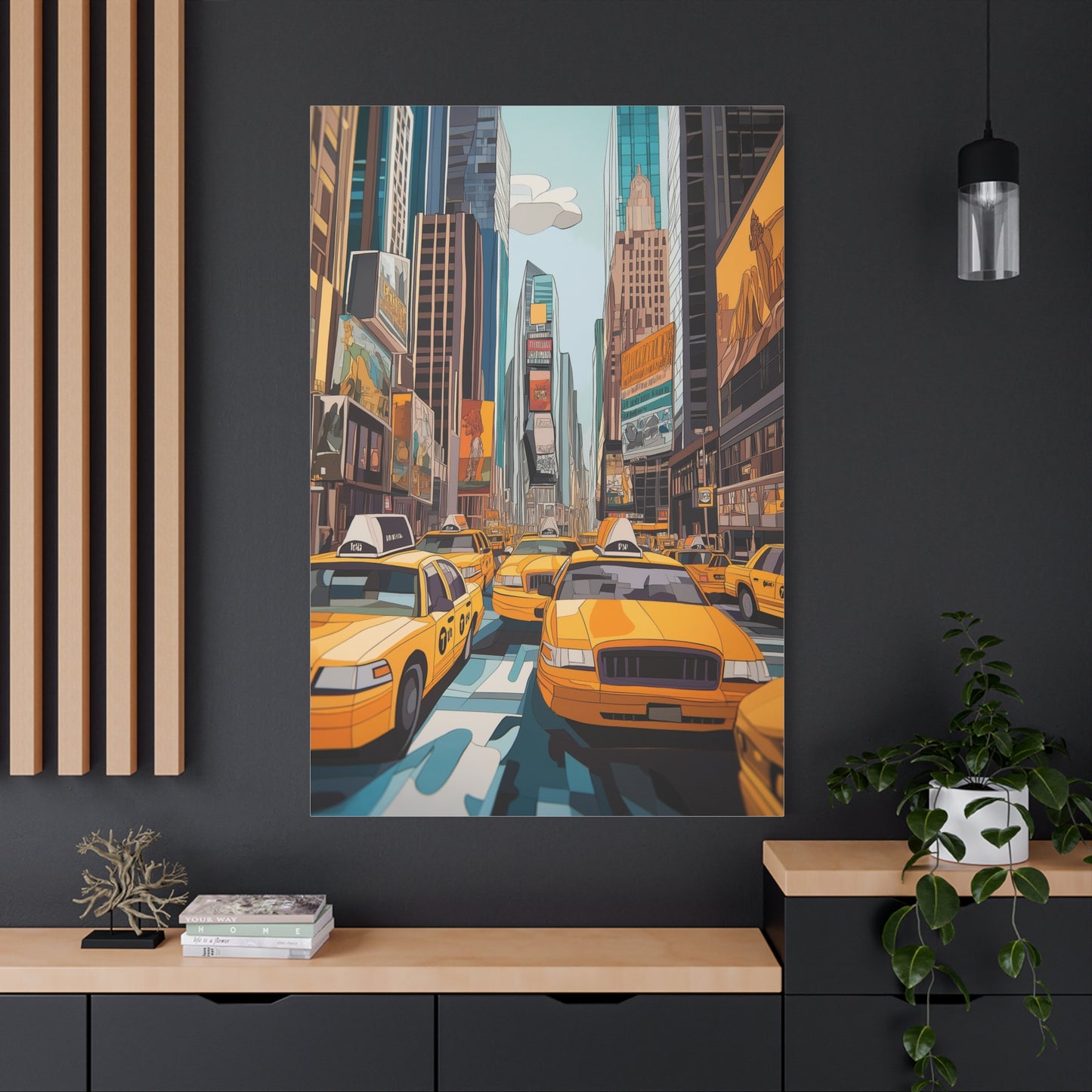Vibrant New York : Taxis et Skylines