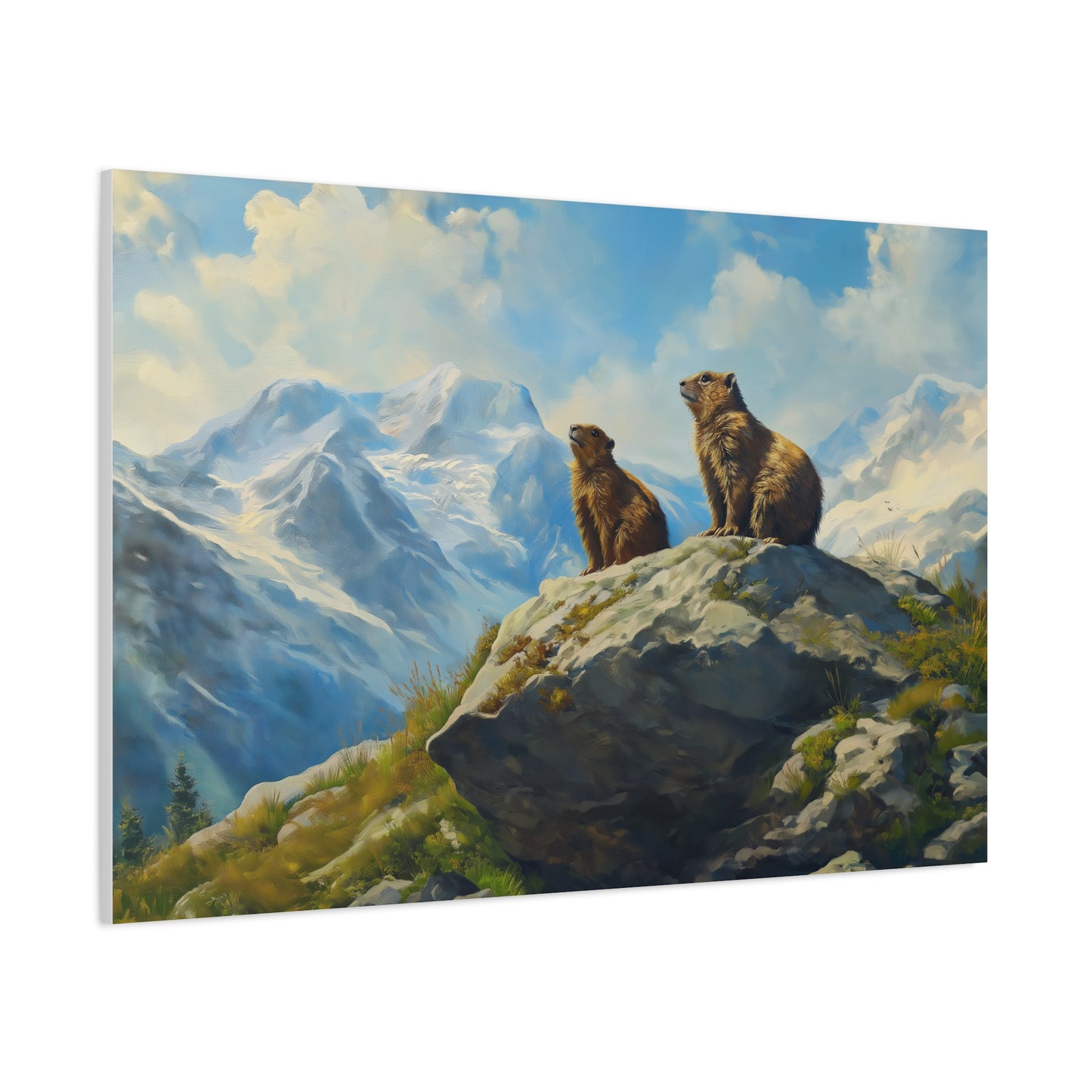 L'appel des Marmottes sur les Sommets Alpins