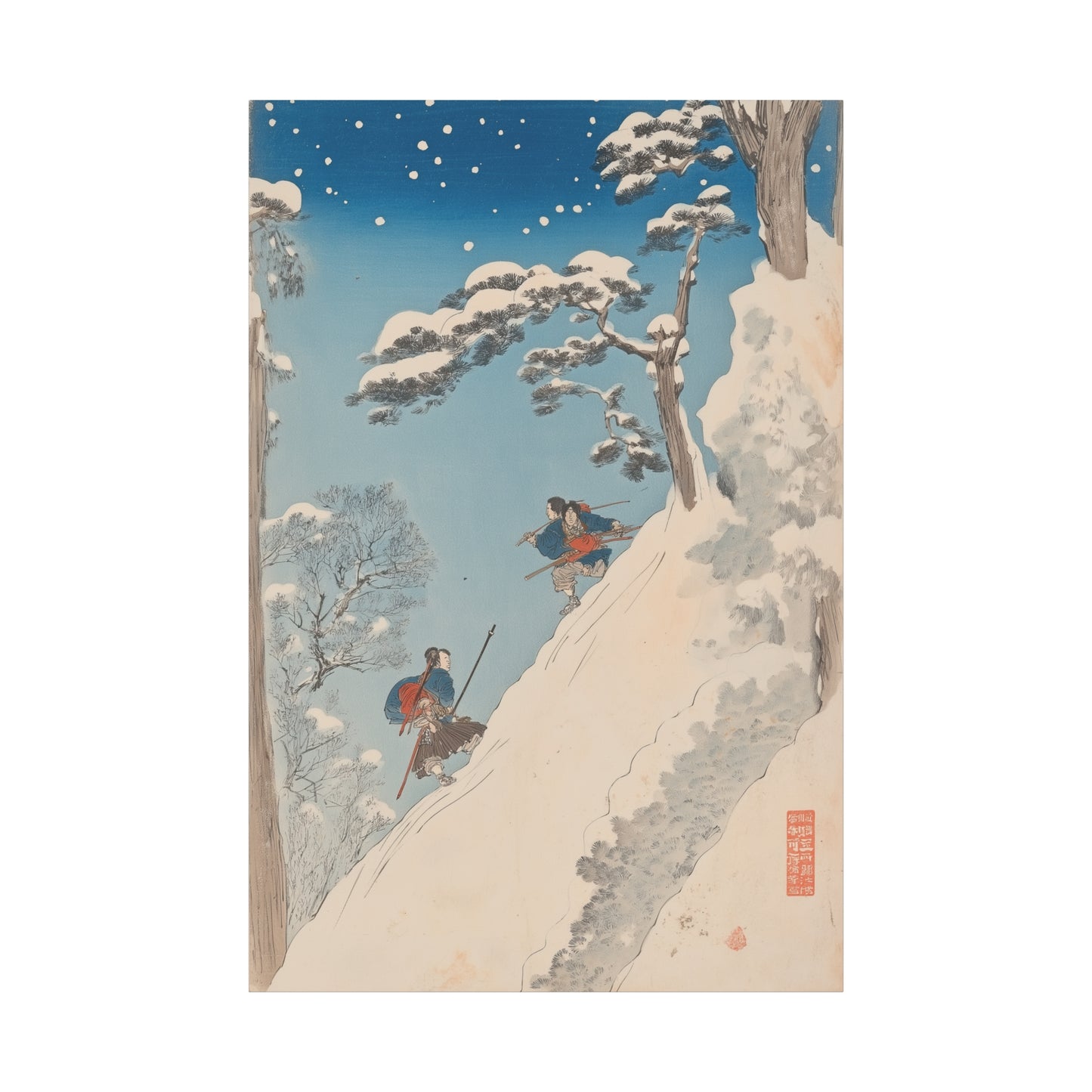 Aventure Sublime sous la Neige Étoilée