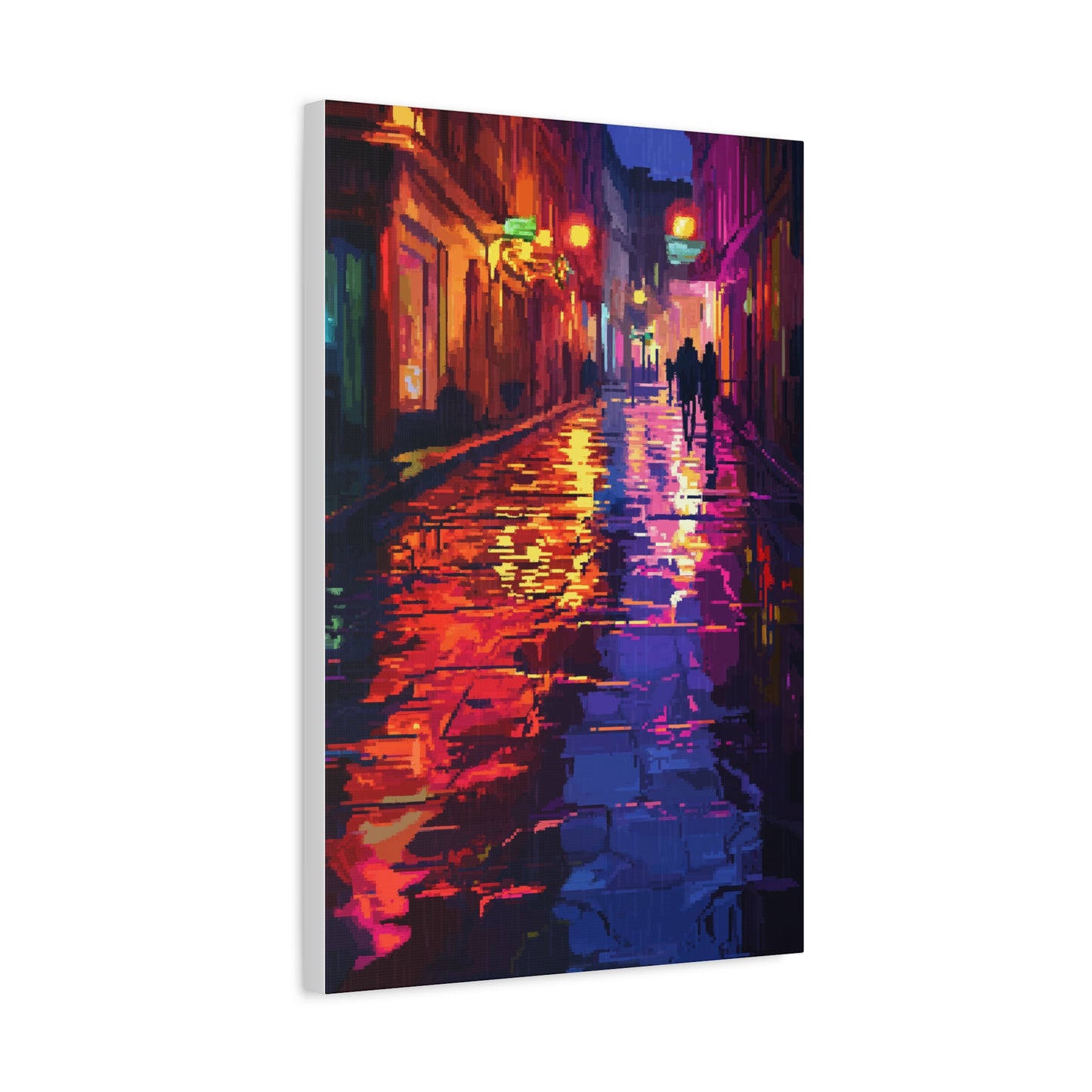 Éclats de Nuit Électrique en Pixels