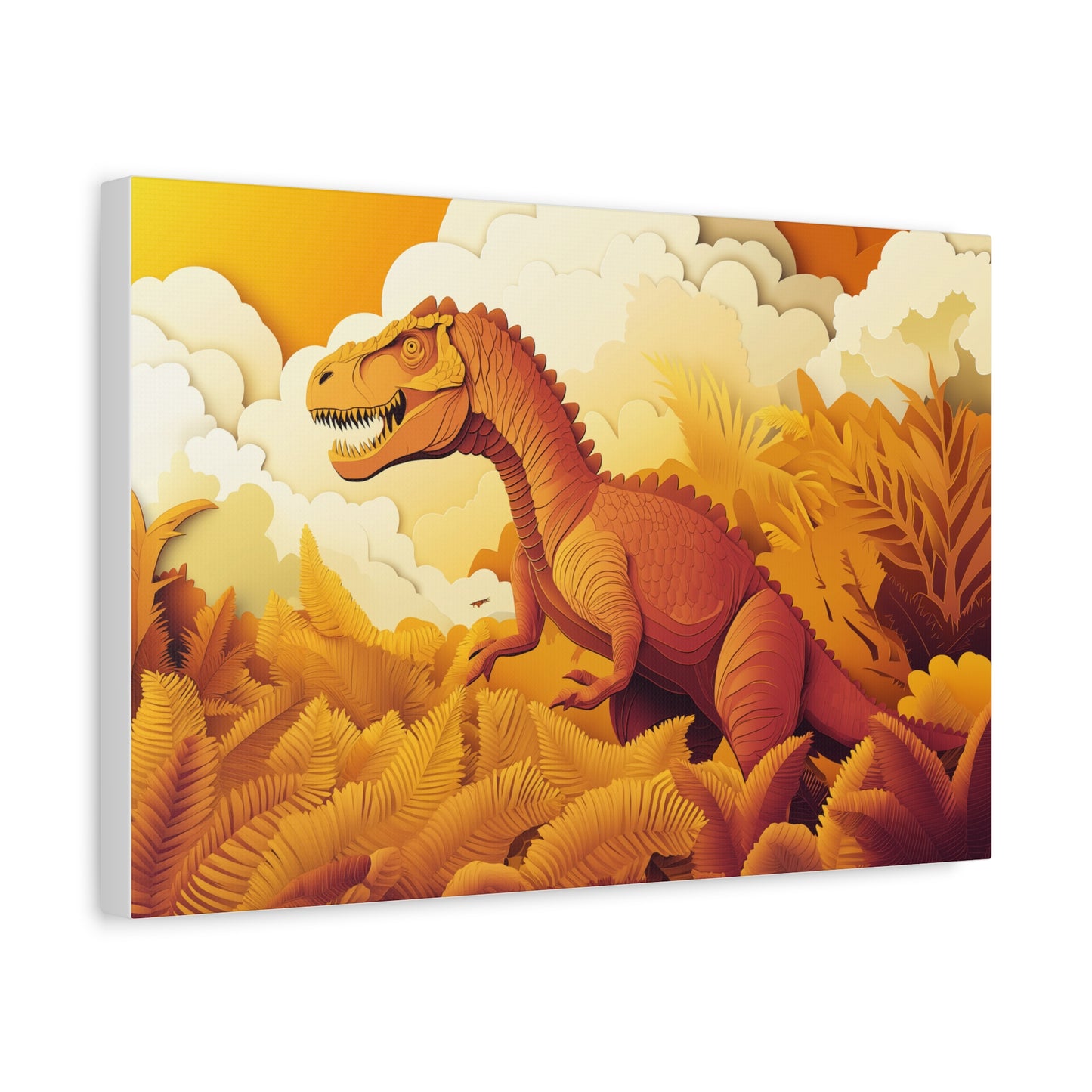 Dinosaure Majestueux à Travers le Temps