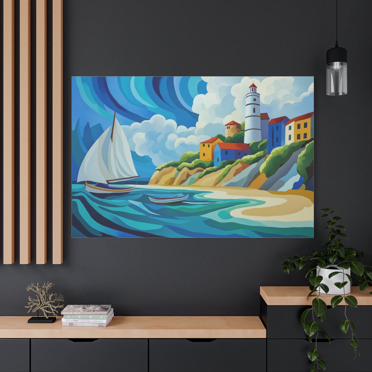 Évasion Maritime en Couleurs Vibrantes