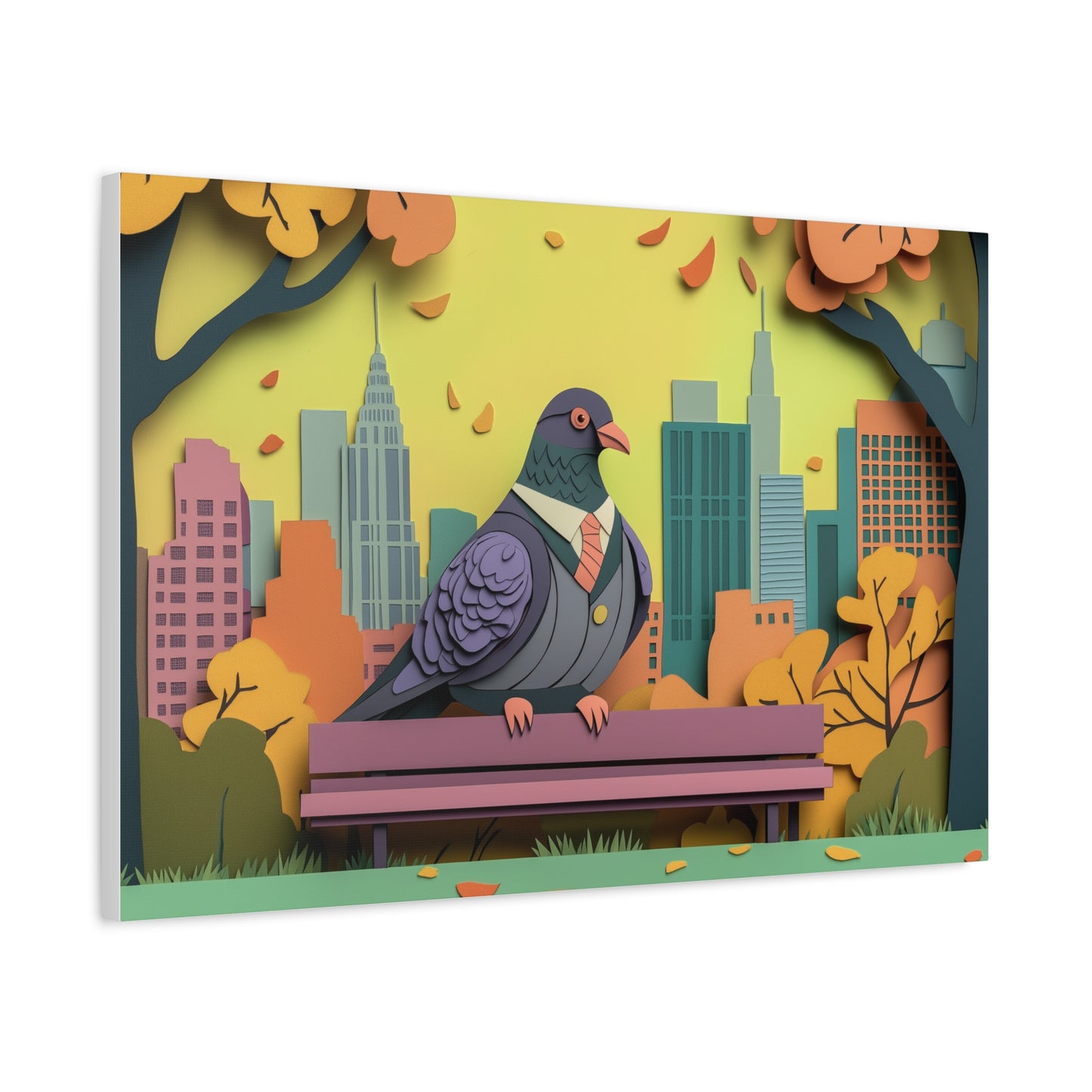 Pigeon d'Affaires en Ville Magnifique