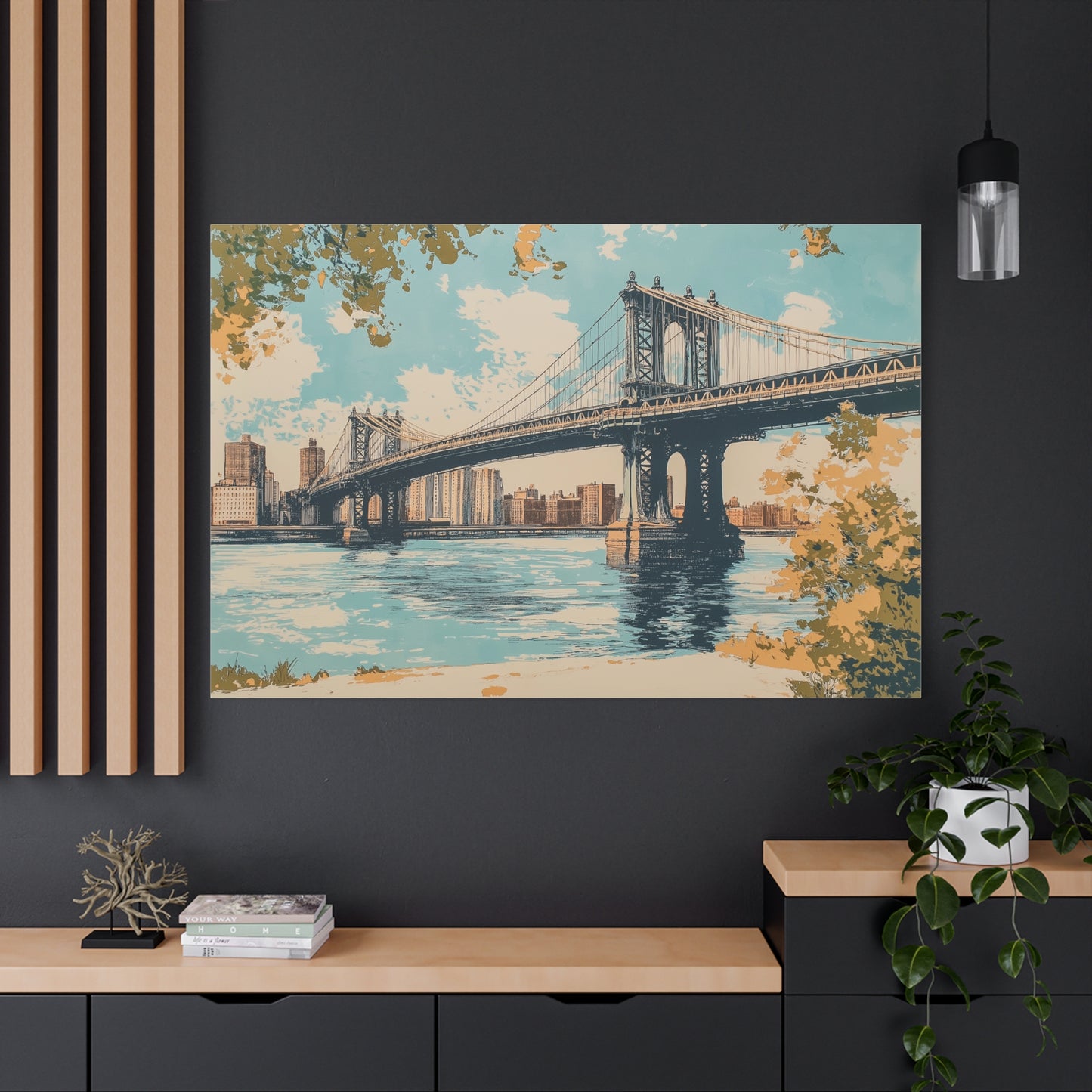 Rêverie devant le Pont de Manhattan