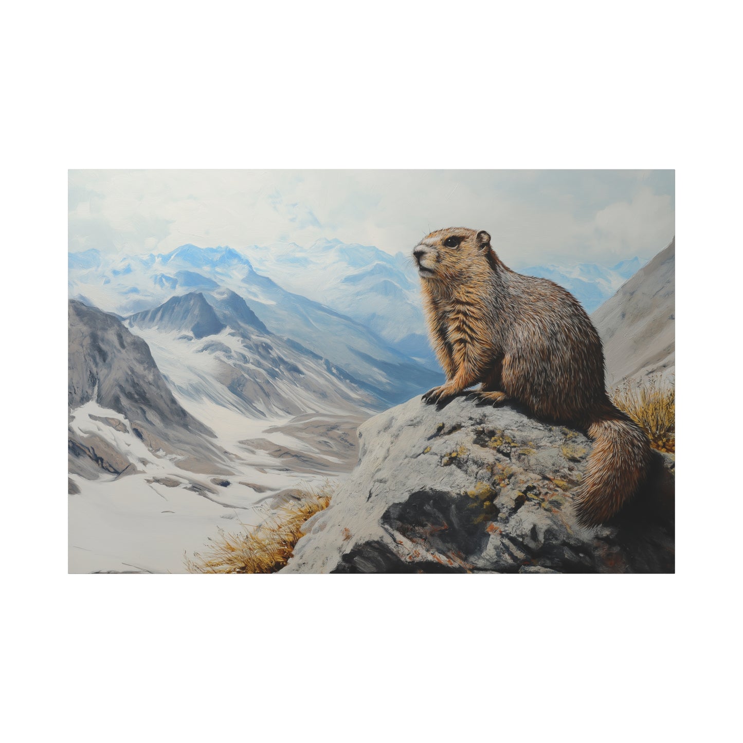 Marmotte Majestueuse des Sommets Alpins