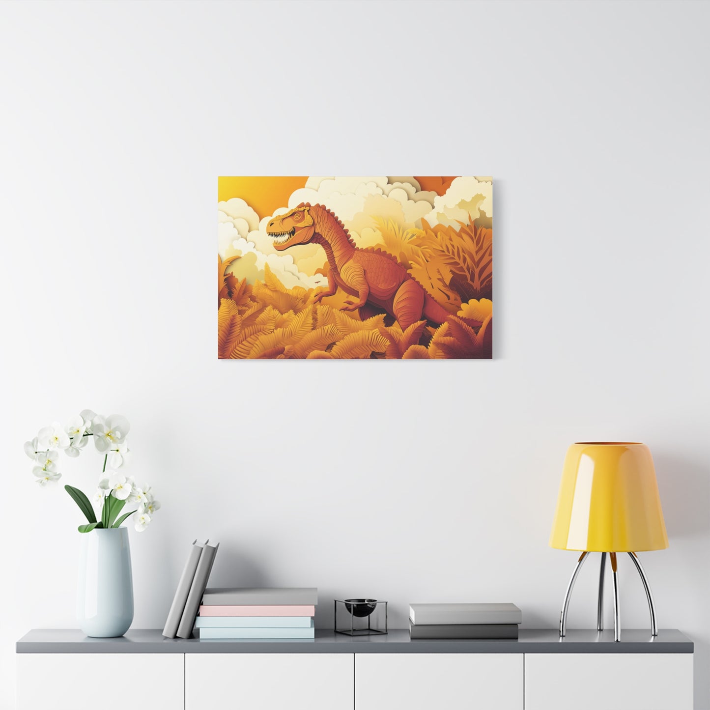 Dinosaure Majestueux à Travers le Temps