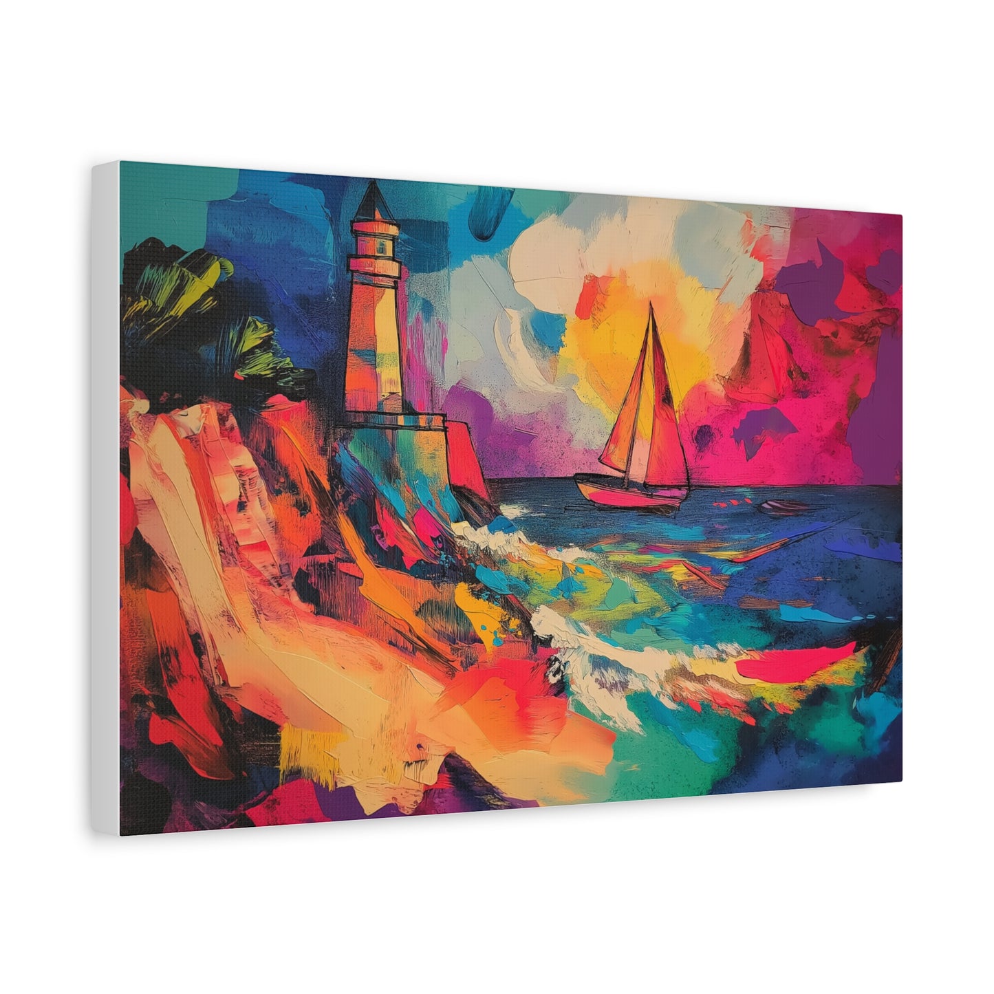 Évasion Colorée en Bord de Mer