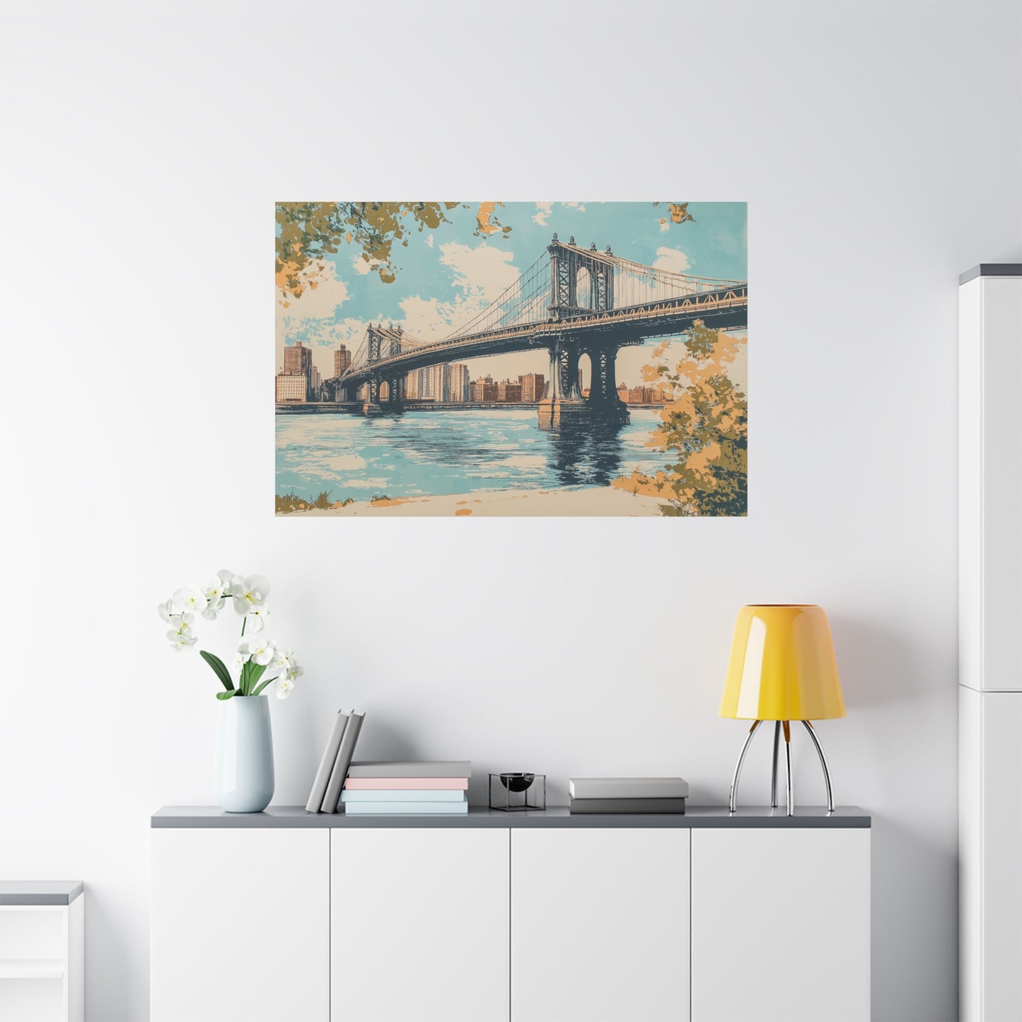 Rêverie devant le Pont de Manhattan