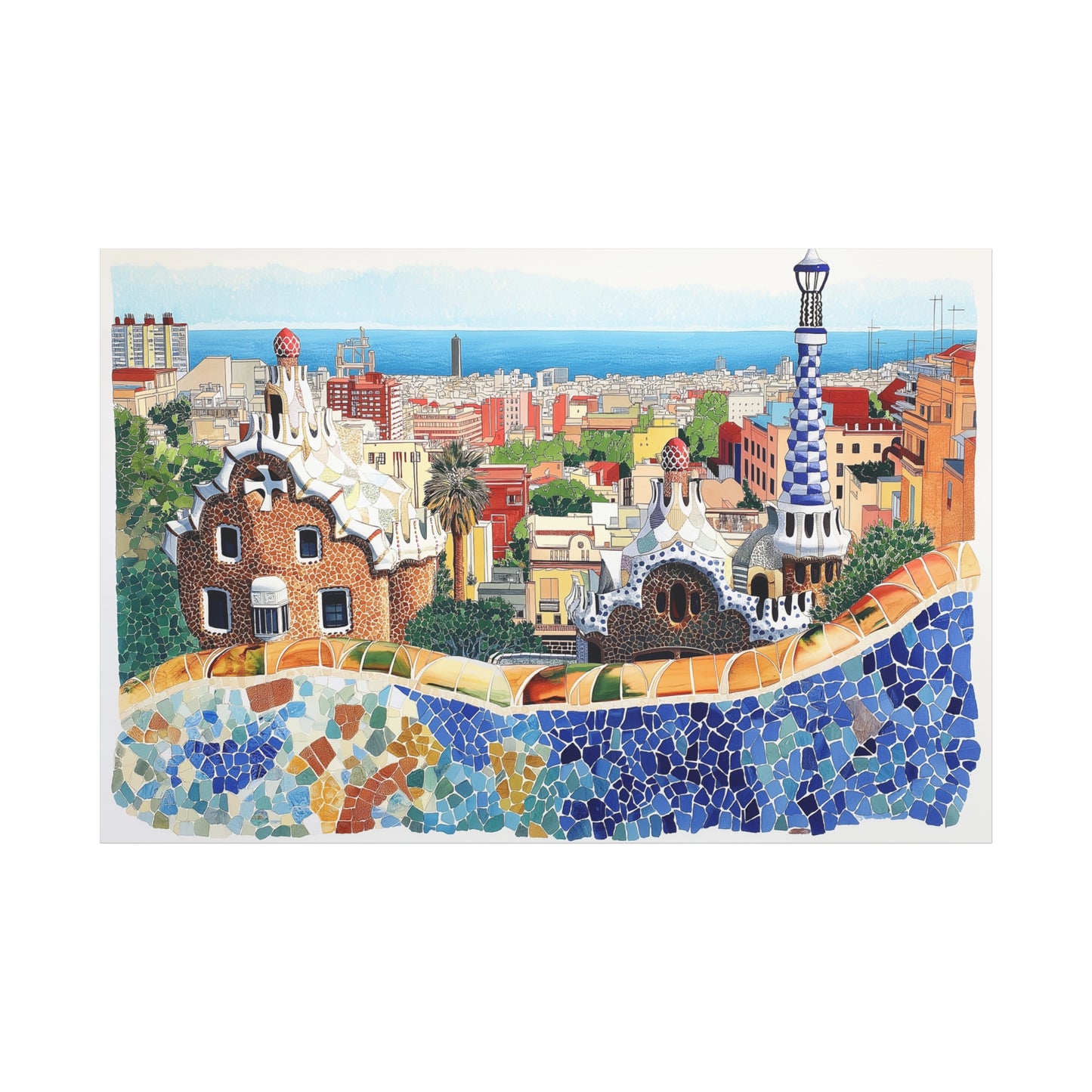 Évasion Colorée au Parc Güell