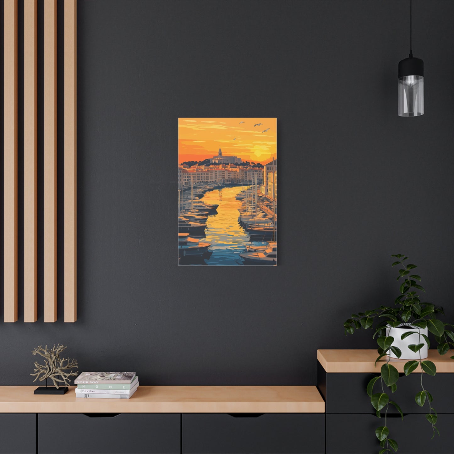 Coucher de Soleil sur le Port