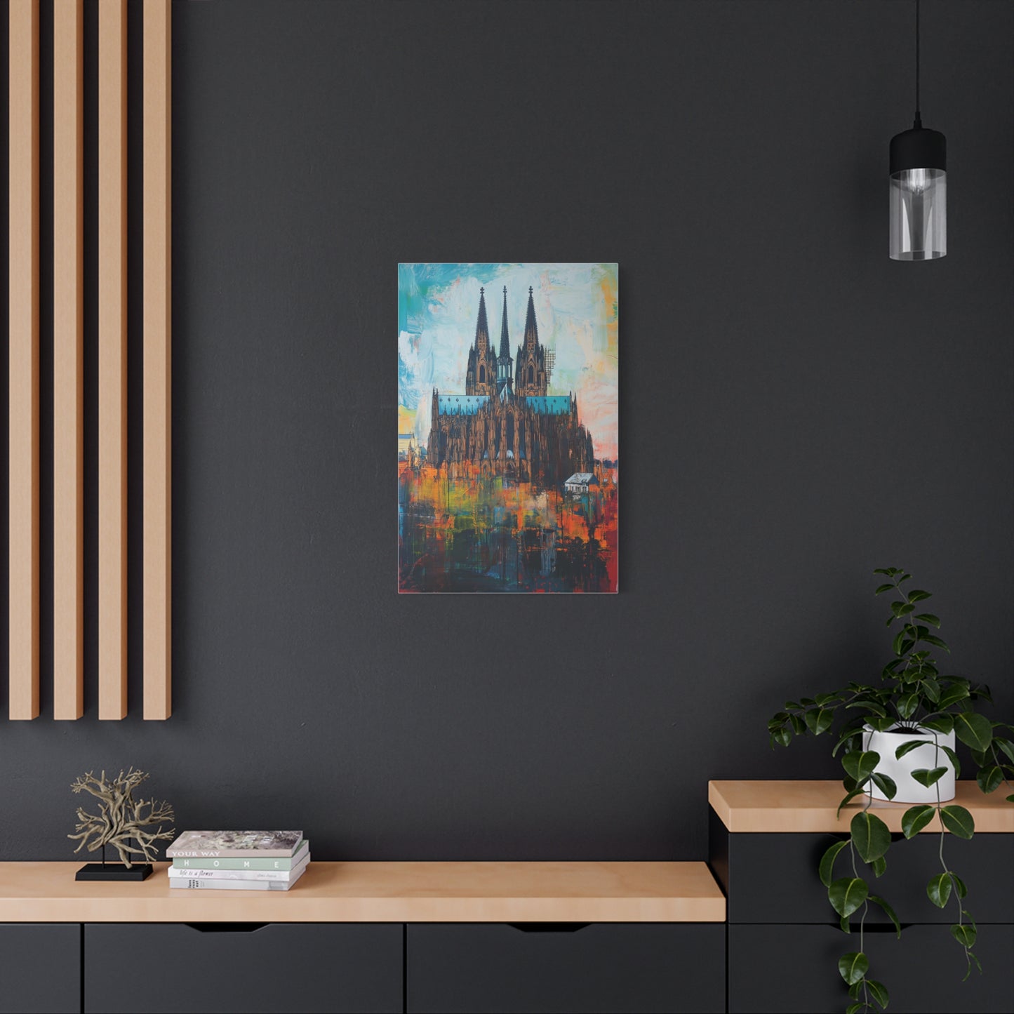 Cathédrale de Cologne aux Couleurs Vibrantes