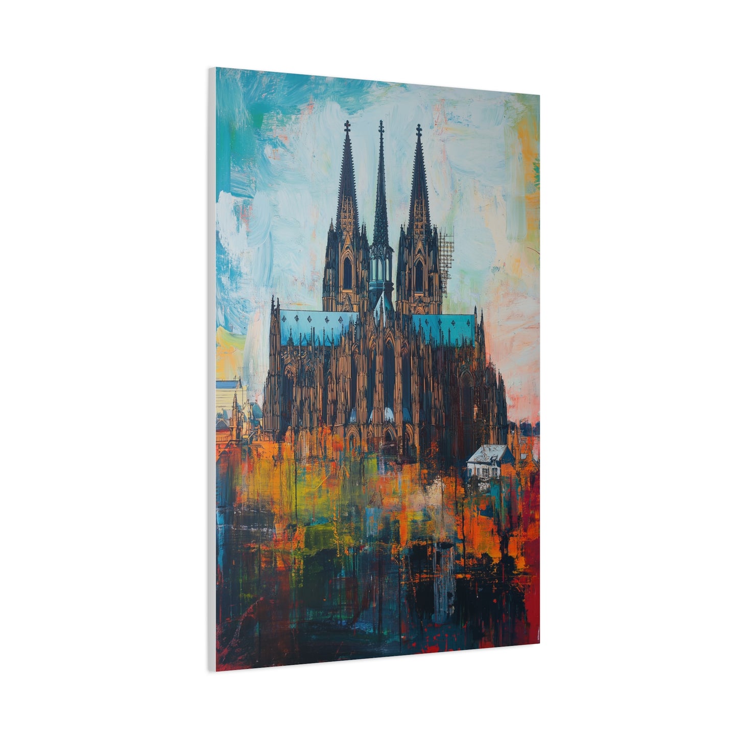 Cathédrale de Cologne aux Couleurs Vibrantes