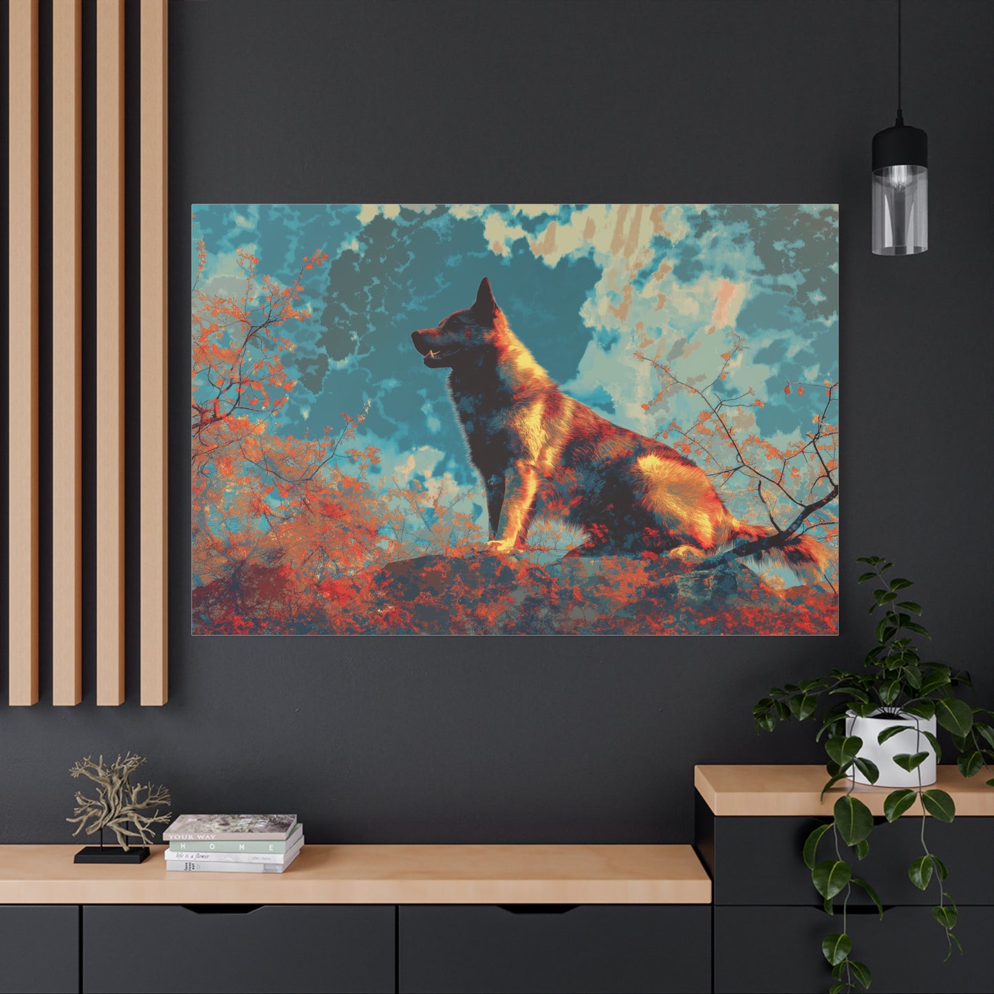 Gardien des couleurs vibrantes