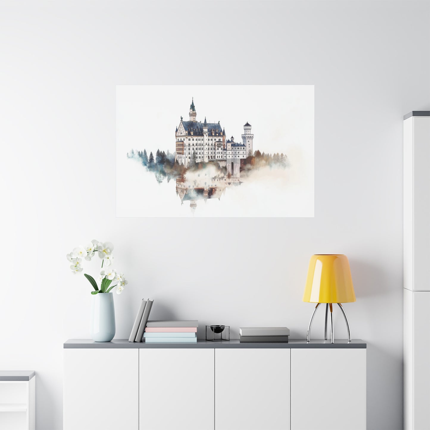 Château de Neuschwanstein au Coeur des Nuages