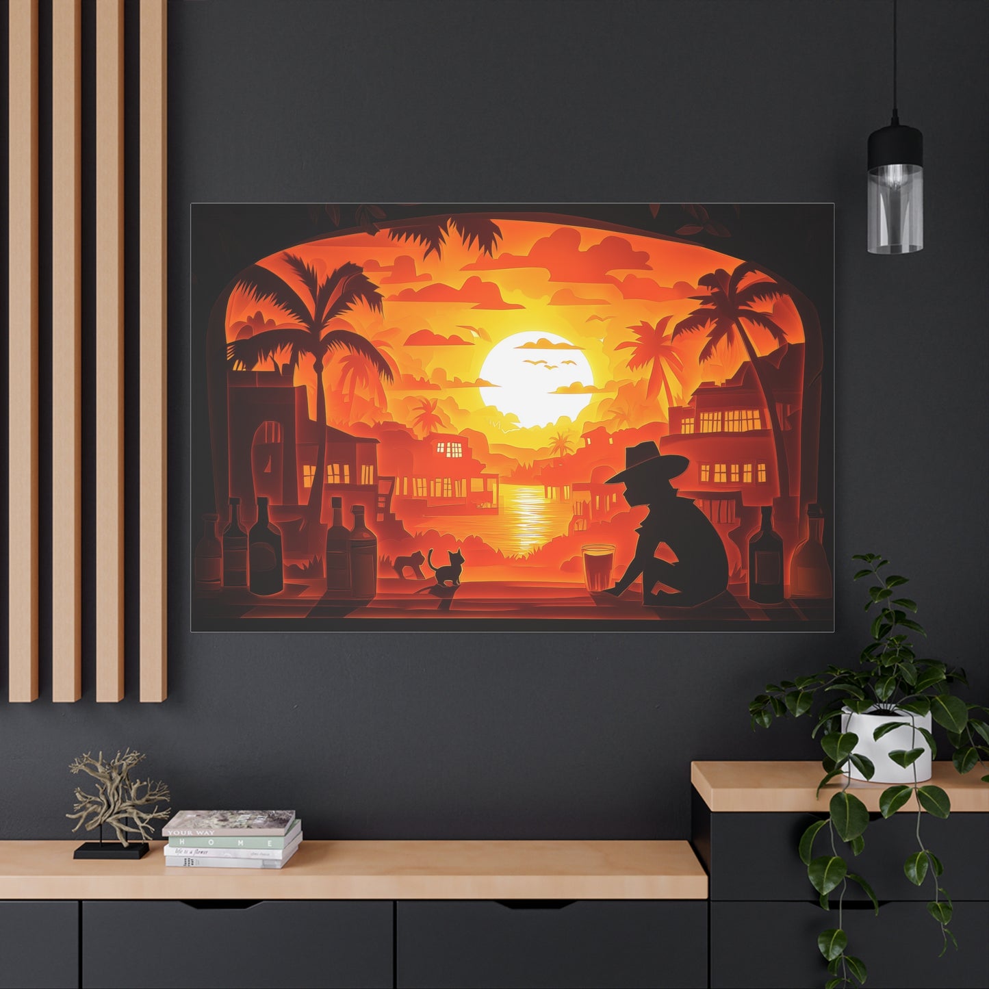 Évasion au Crépuscule Tropical