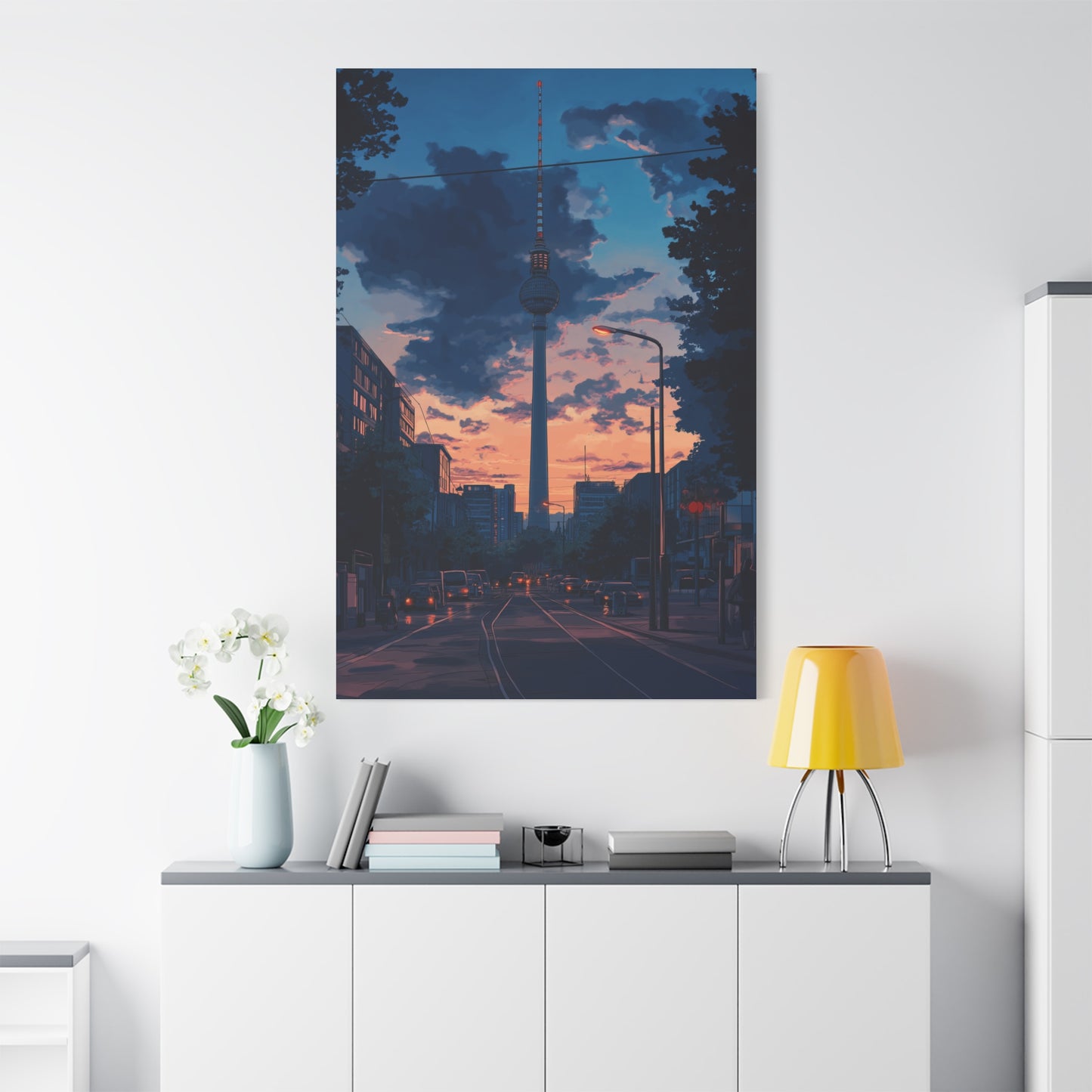 Coucher de Soleil Urbain Éblouissant à Berlin
