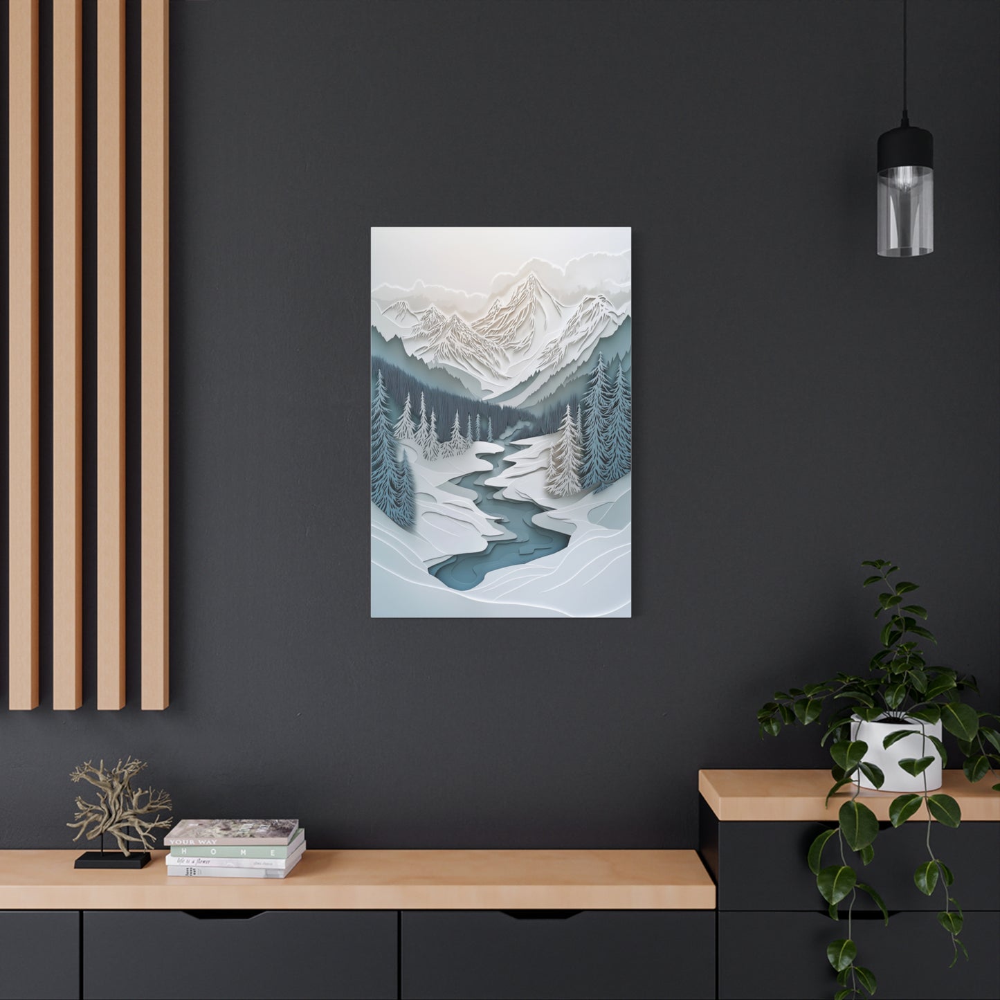 Magie Hivernale : Papier en Relief