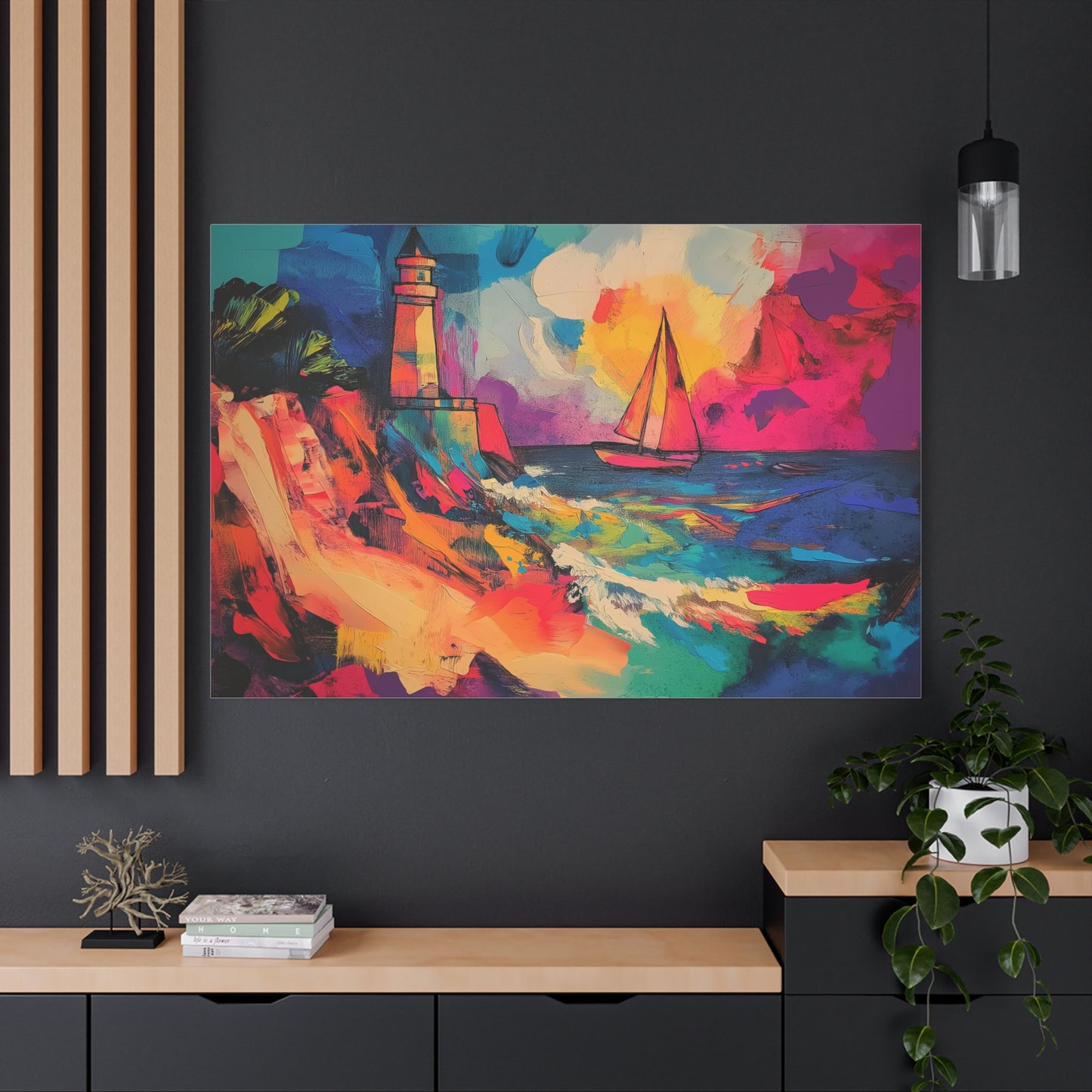 Évasion Colorée en Bord de Mer