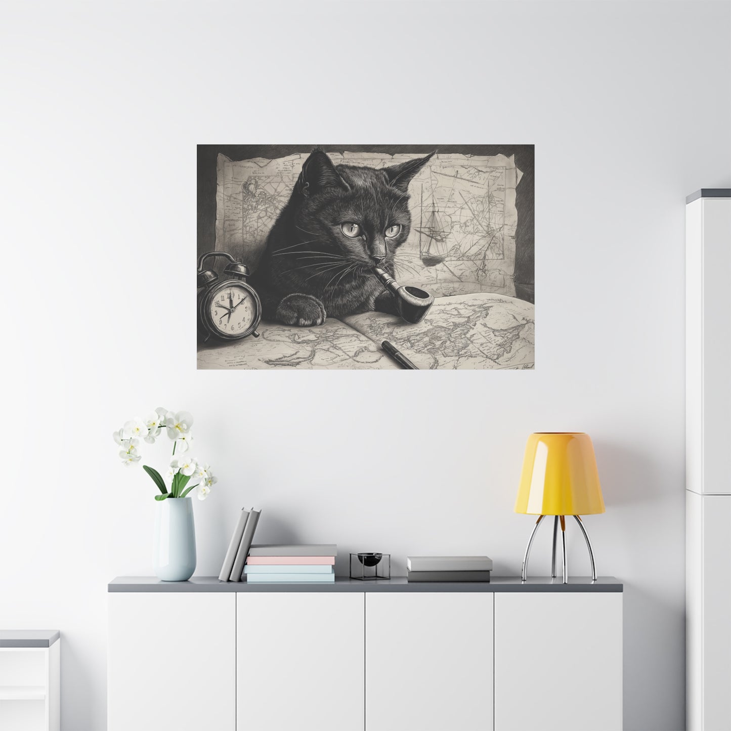 Chat Explorateur: Voyage au-delà des Mers